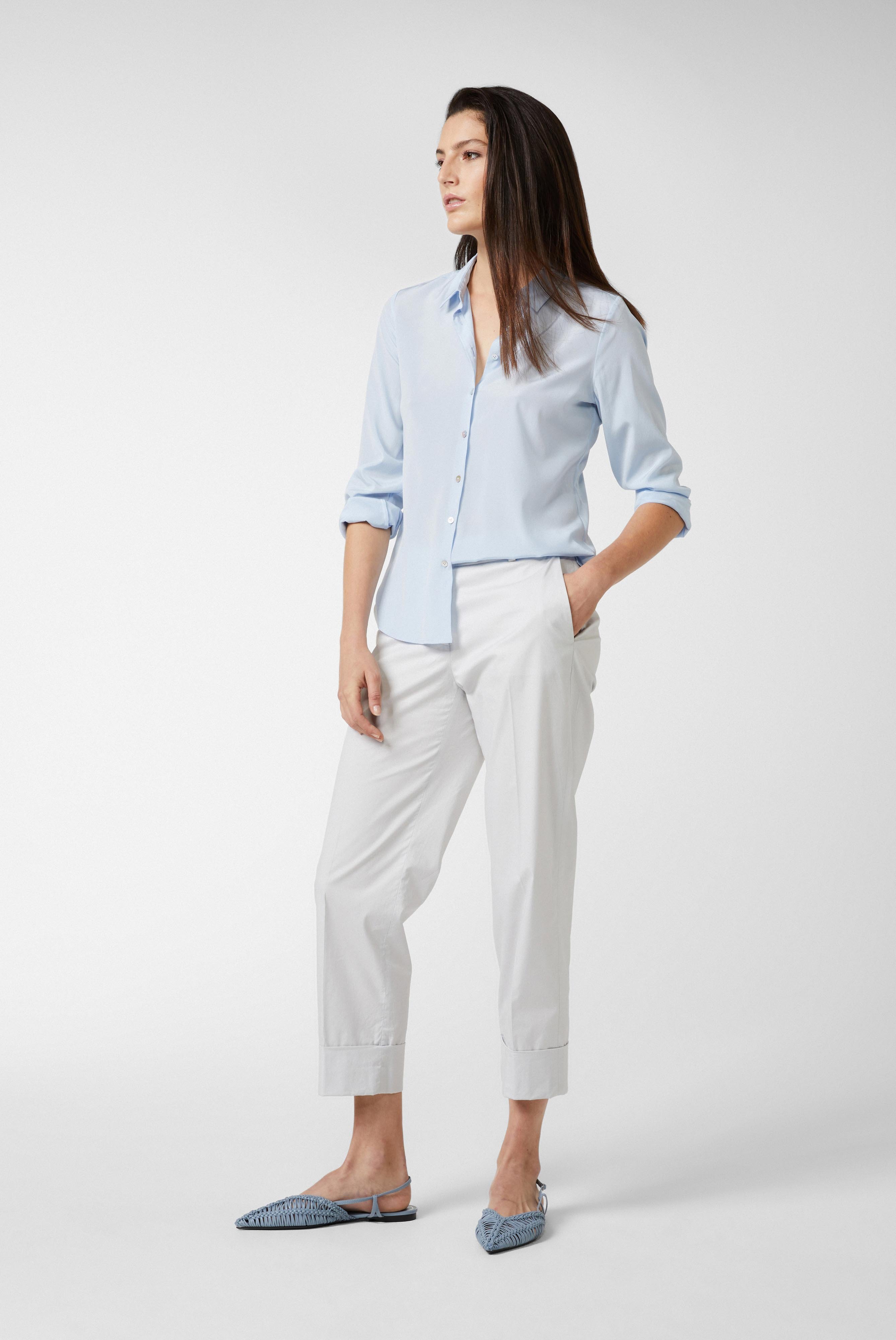 Business Blouses+Shirt with silk and stretch+05.511Z.07.155553.713.44