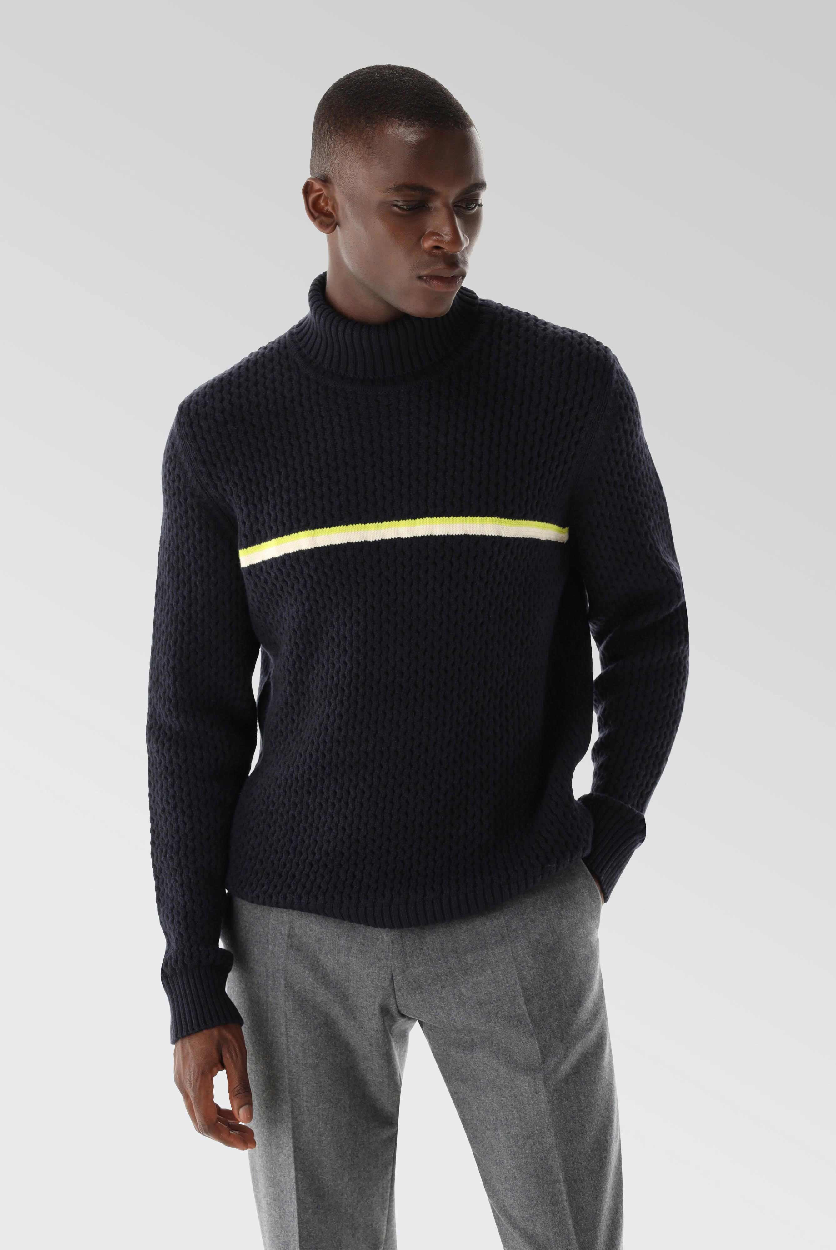 Turtleneck with Merino and Cotton
