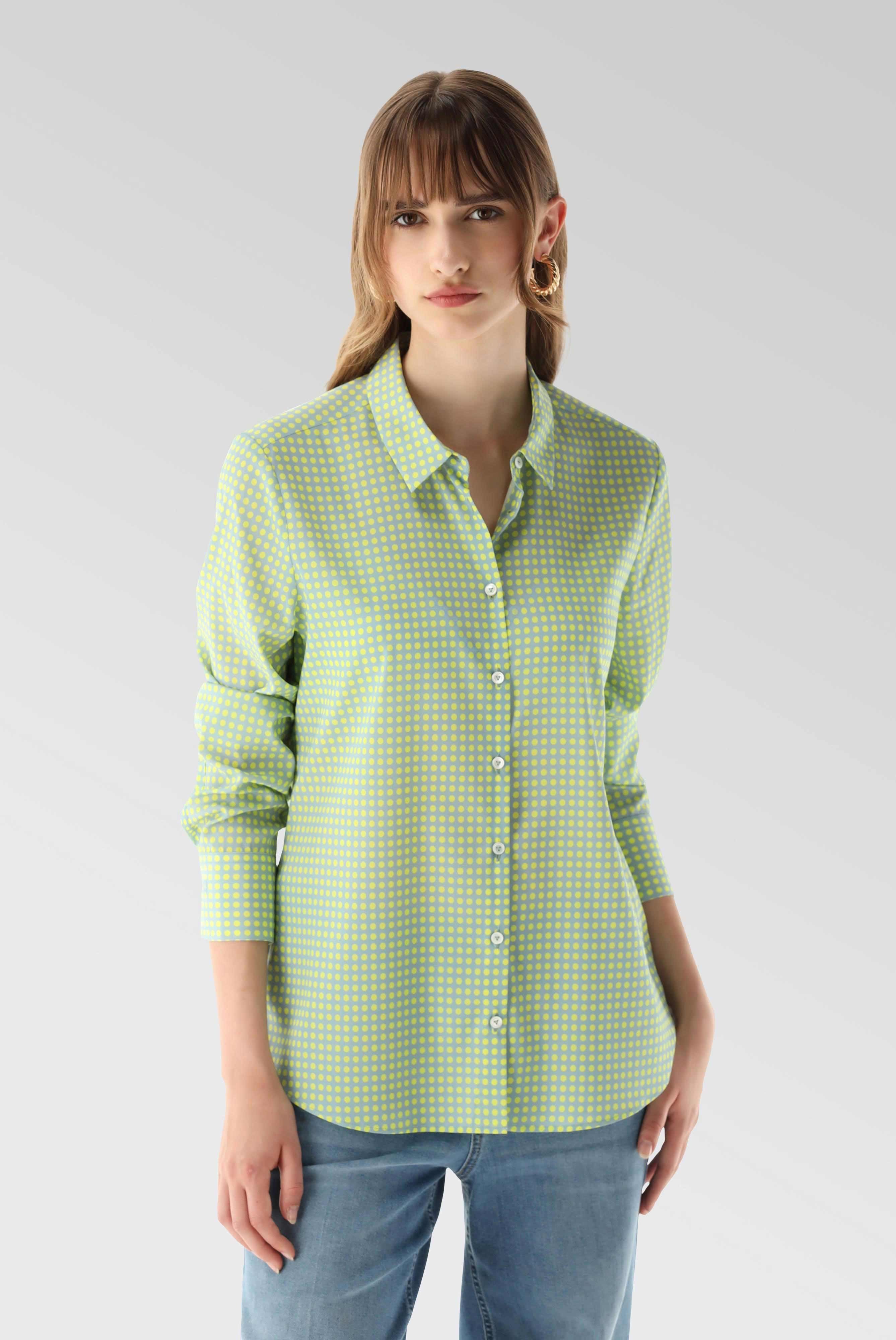 Fitted Shirt with Silk and Stretch