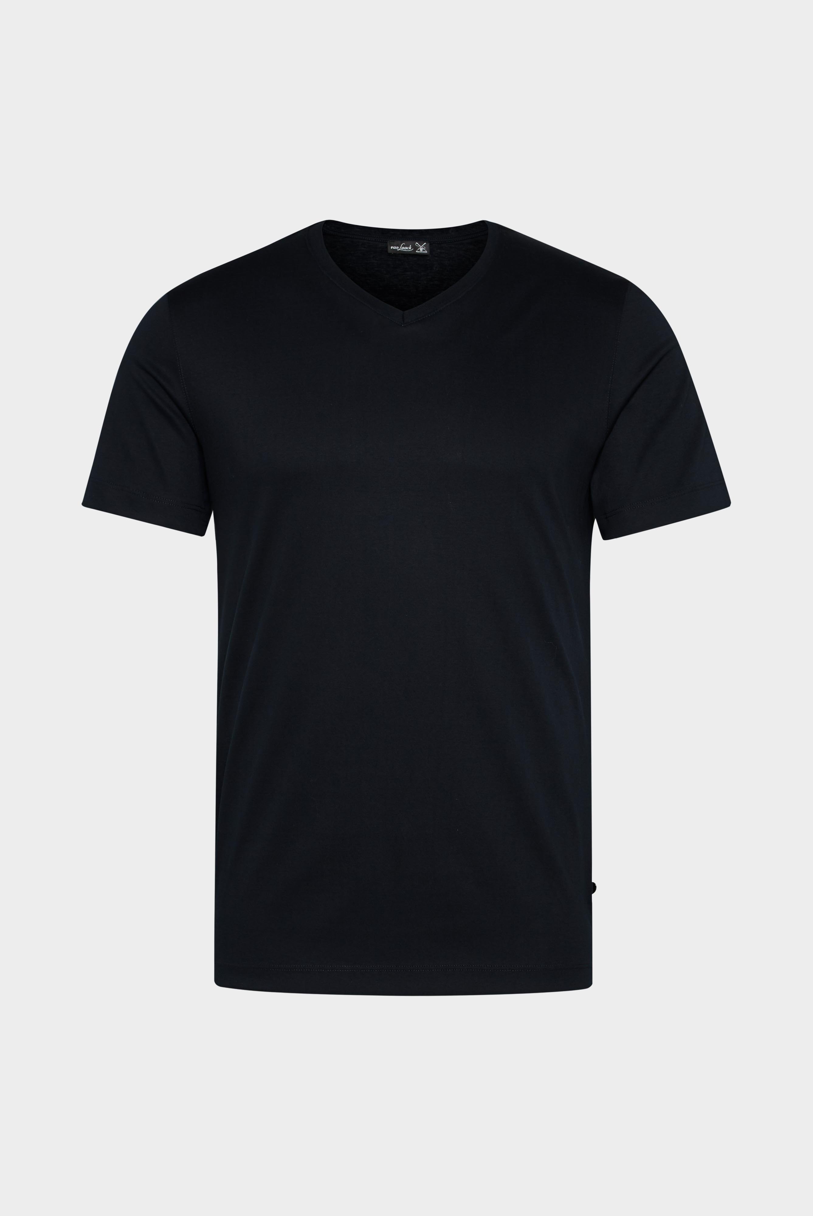 T-Shirts+V-Ausschnitt Jersey T-Shirt Slim Fit+20.1715.UX.180031.790.S