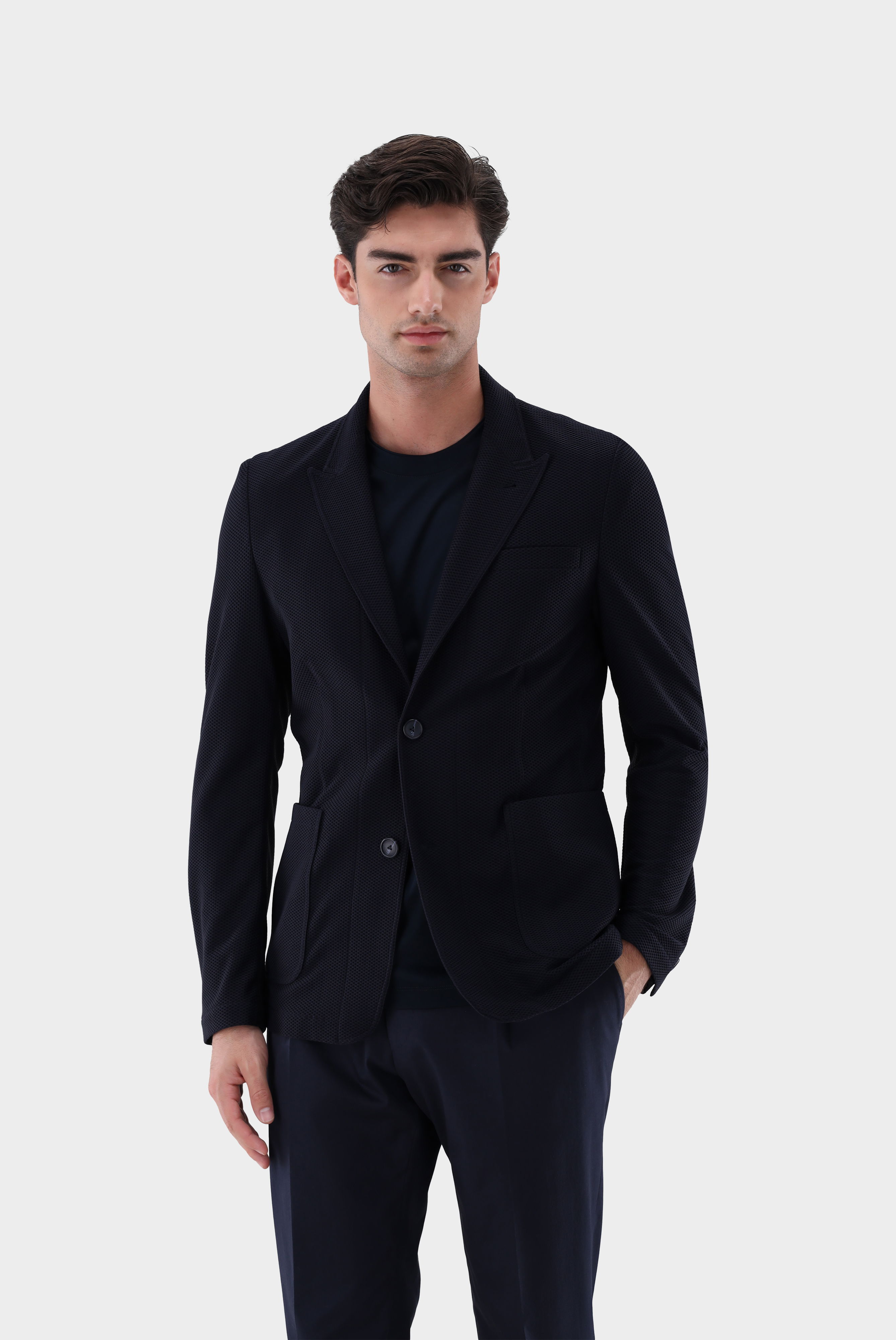 Sakko aus Funktionsmesh