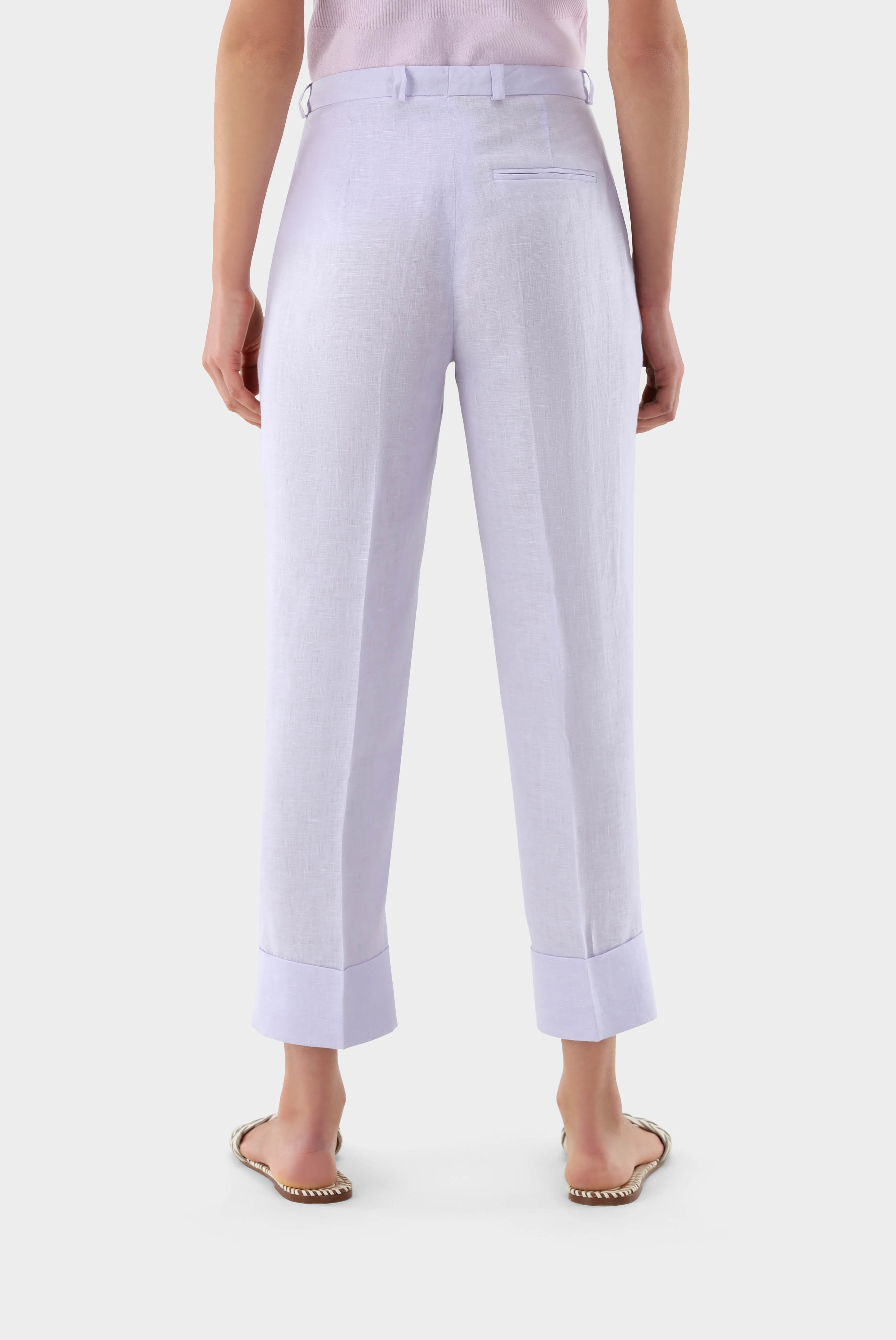 Jeans & Trousers+Linen Pants with Cuff+05.657V..H50555.610.36