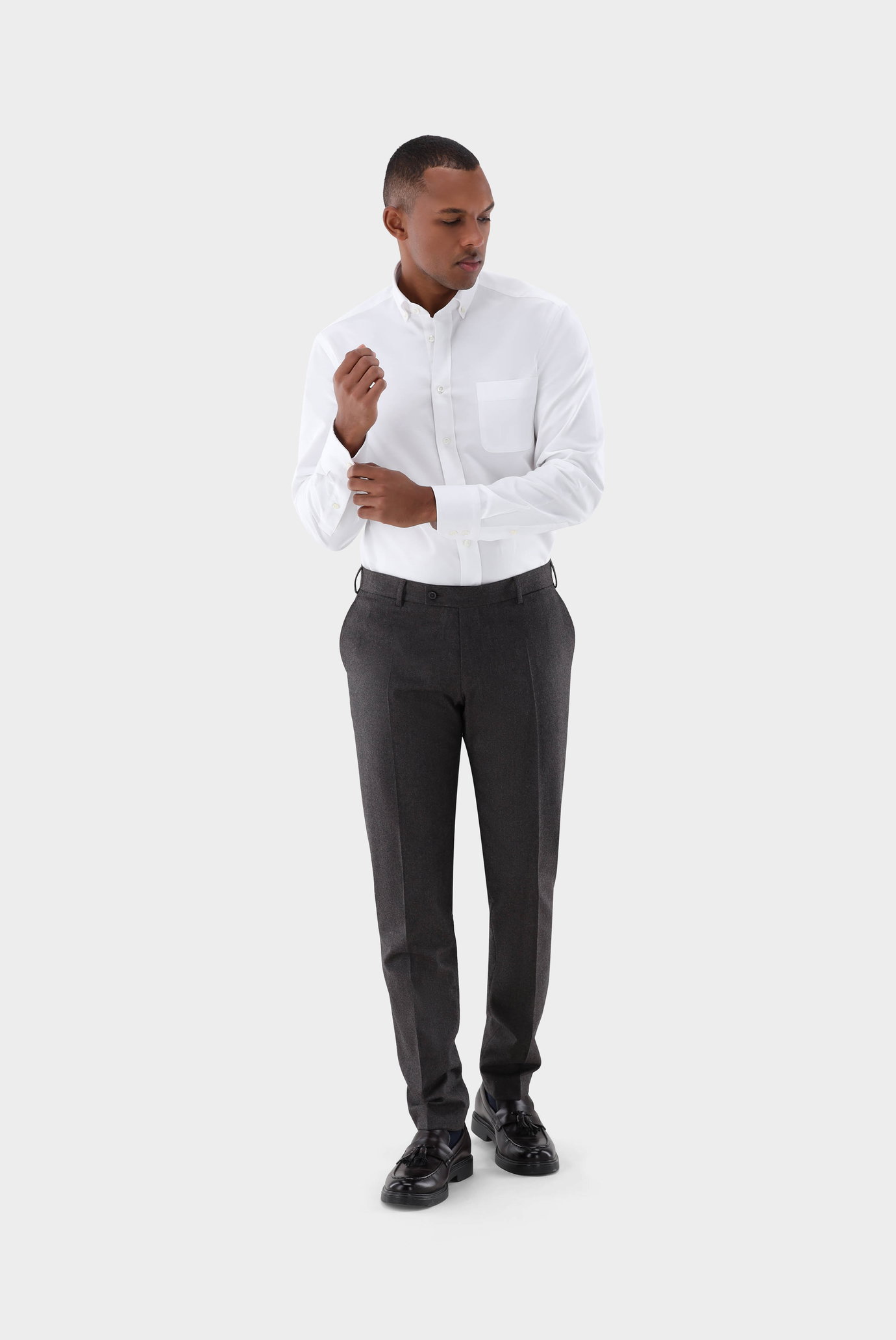Áo sơ mi Oxford (Trắng)