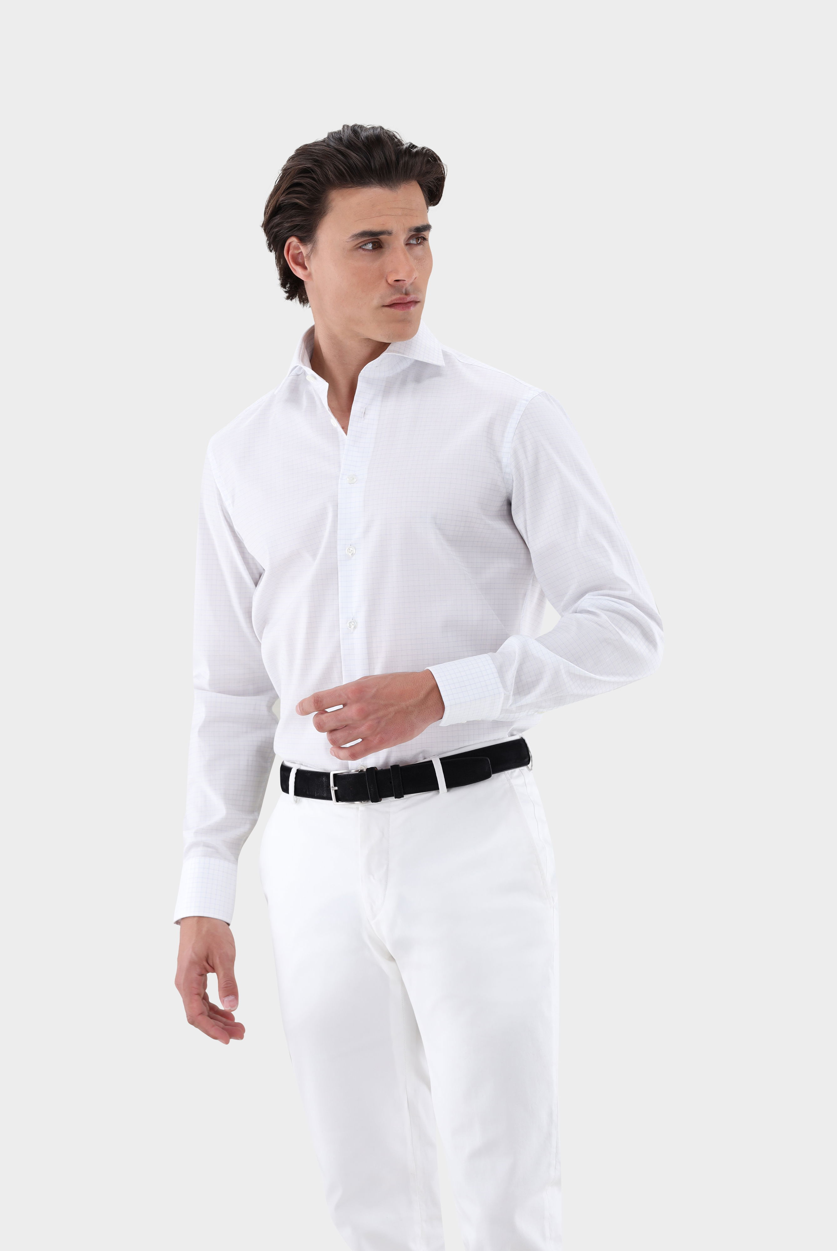 Checked shirt wrinkle free Tailor Fit