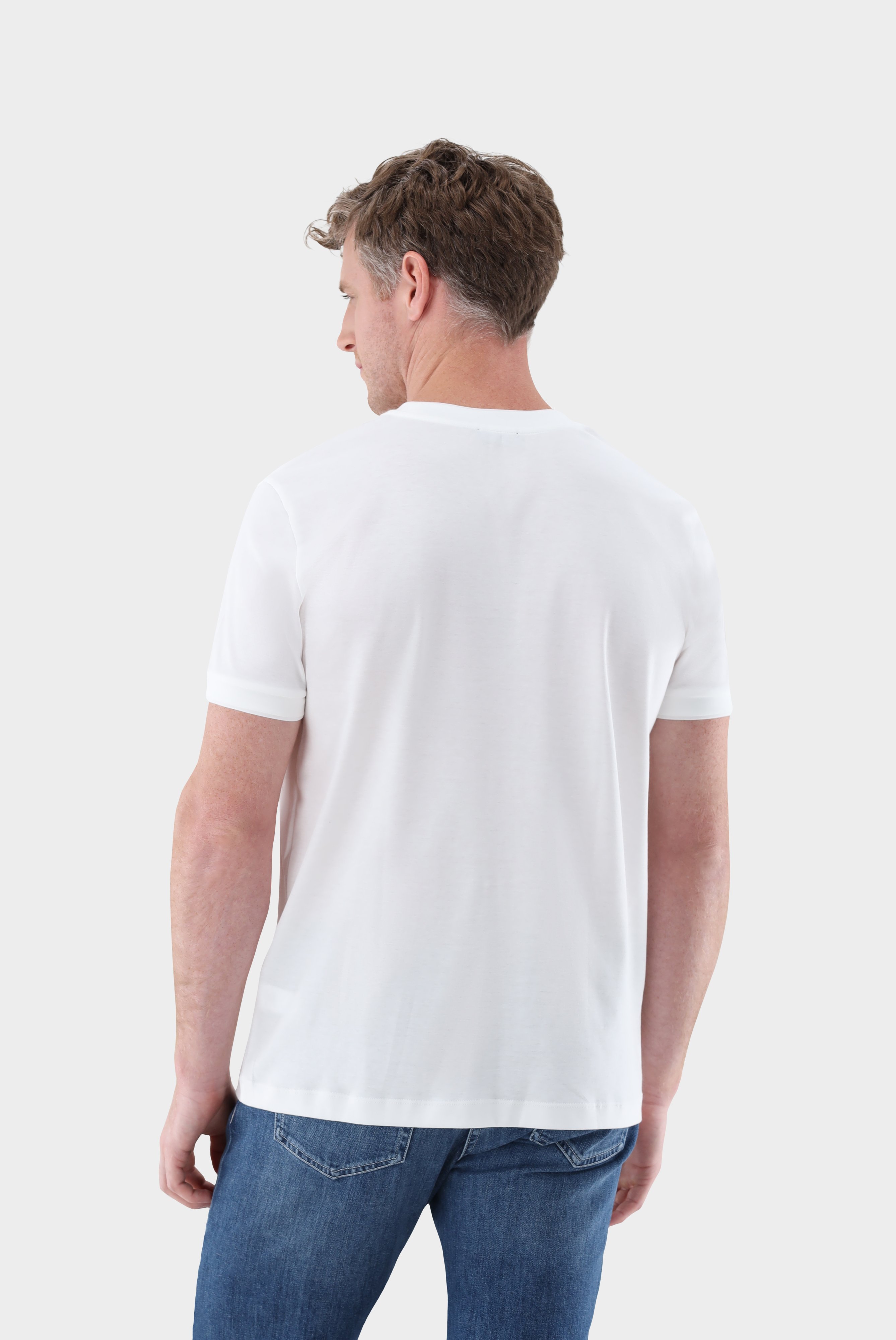 T-Shirts+T-Shirt mit Paspel Details+20.1673.U2.180053.000.XS