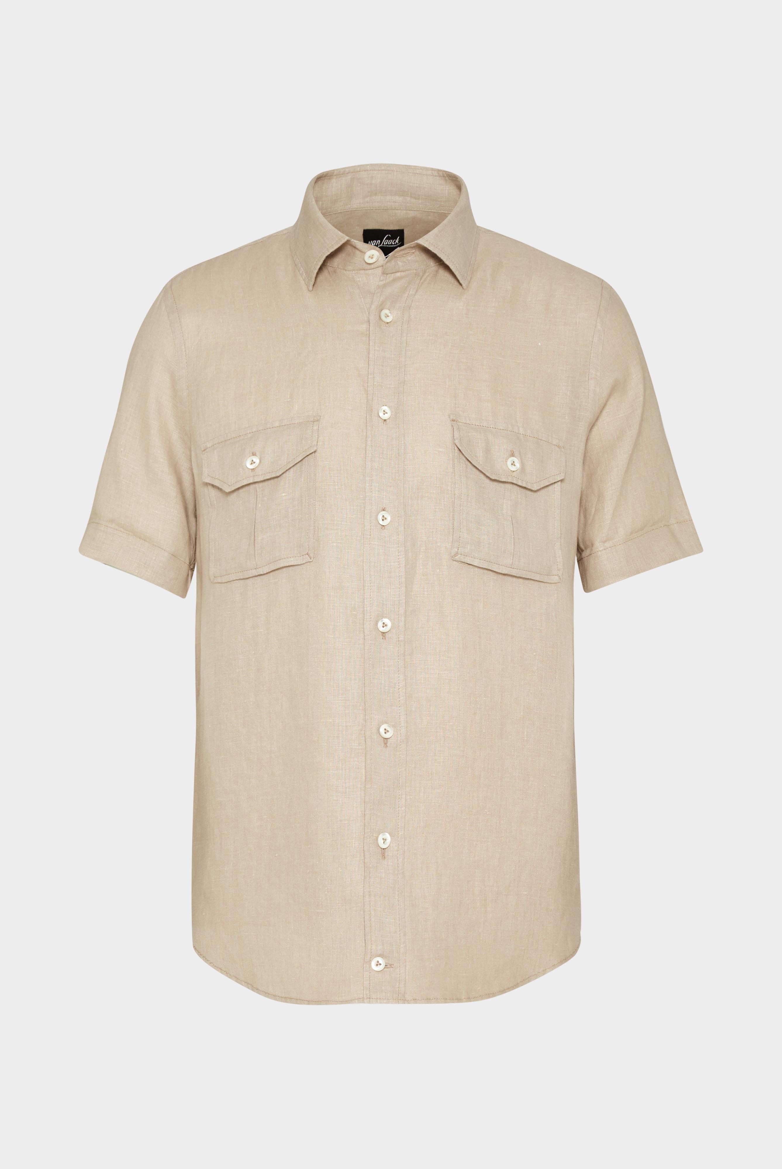 Short sleeve shirts+Super soft short-sleeved linen shirt in a boxy fit+20.2035.P8.150555.130.42