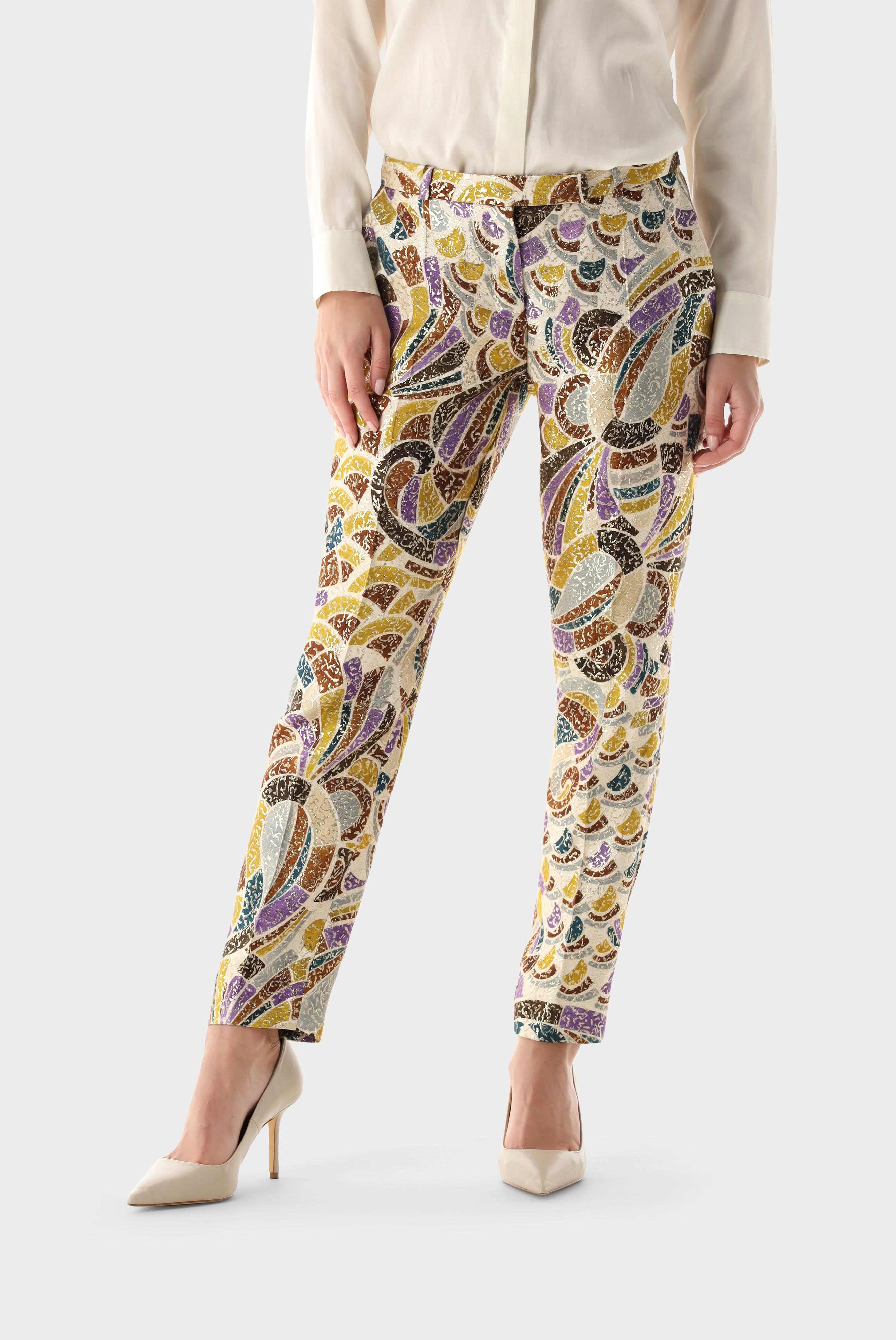 Jeans & Trousers+Printed Trousers Slim Fit+05.6084.22.H71573.165.34