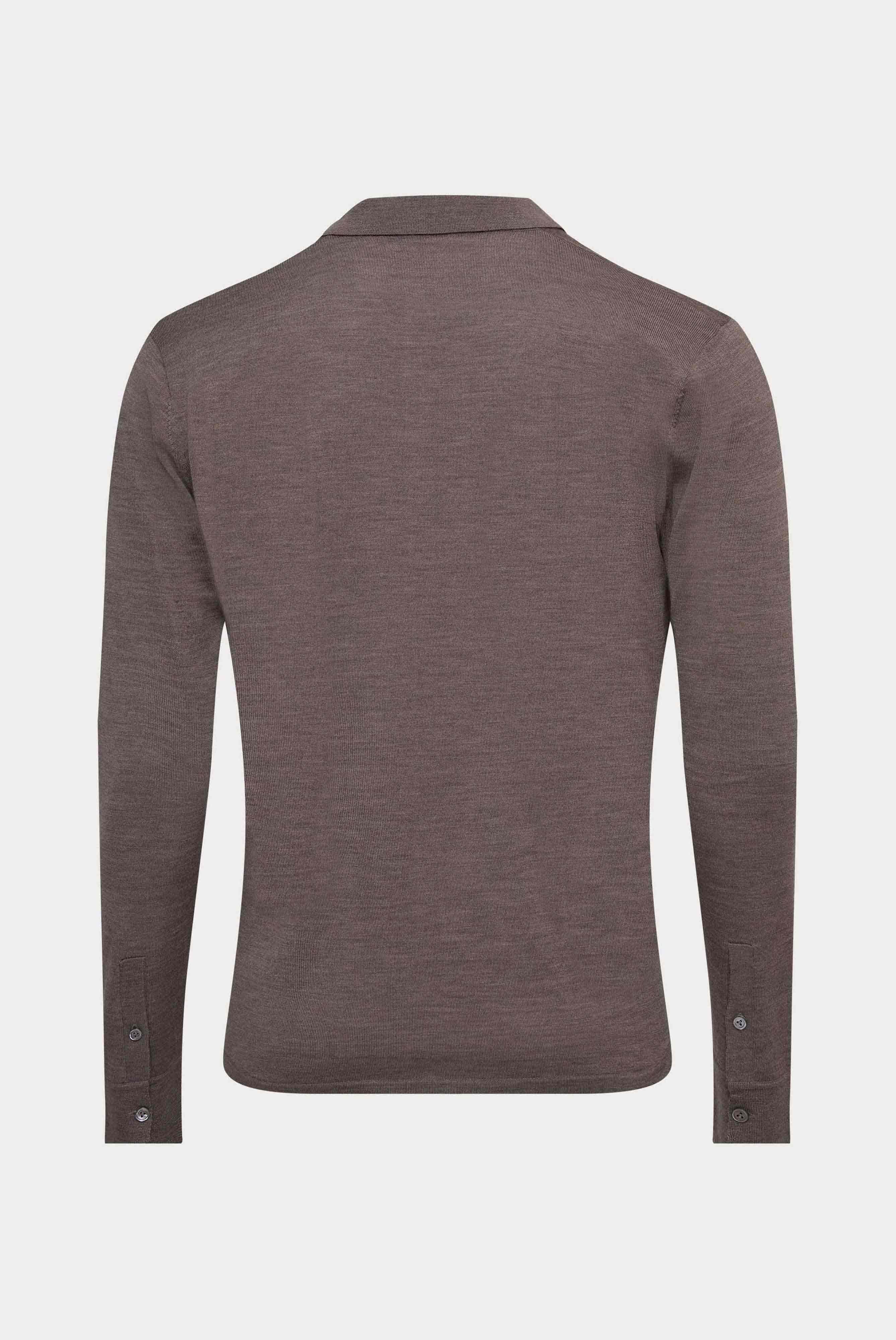 Easy Iron Shirts+Knit Shirt in Ultrafine Merino+82.8611..S00173.170.S