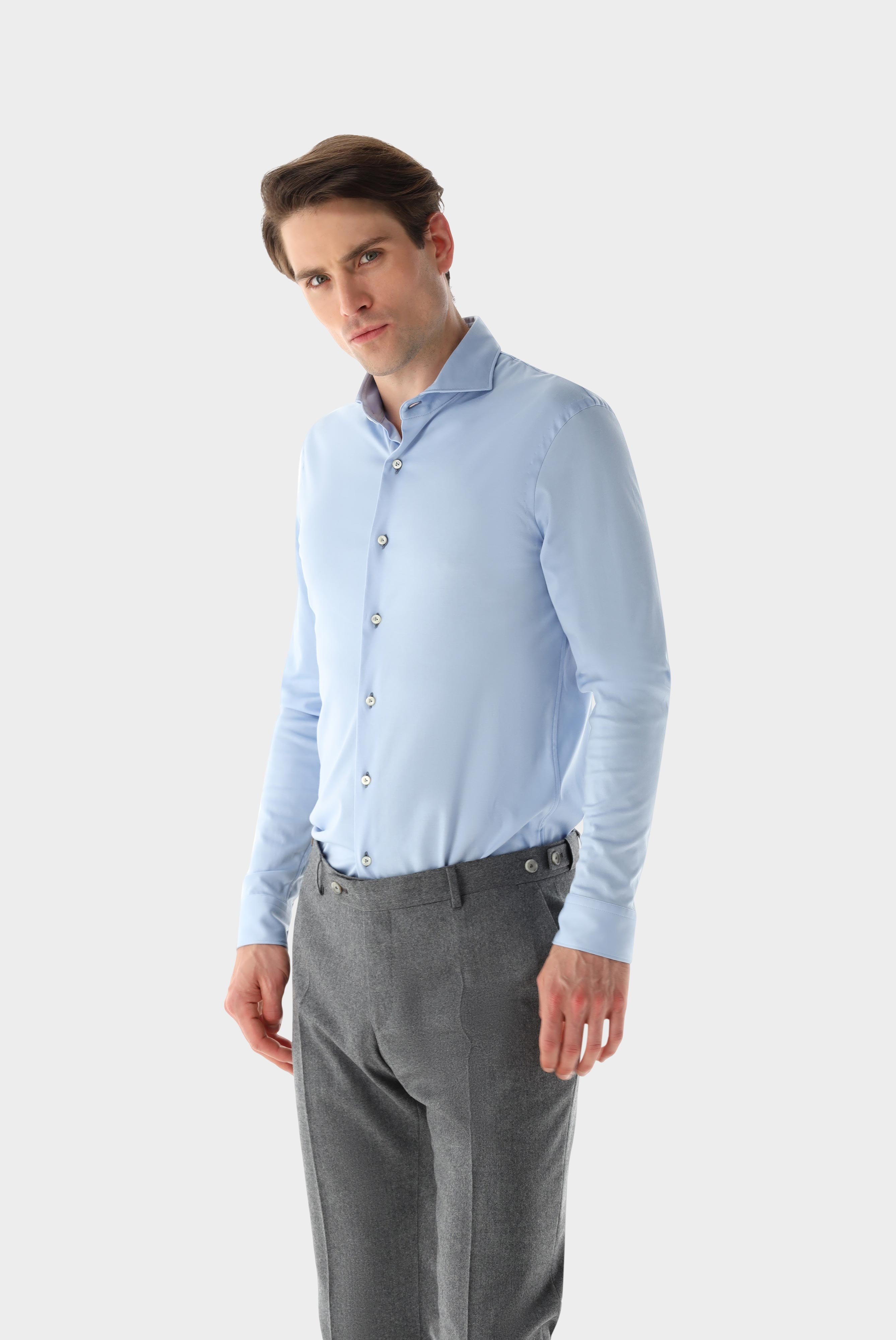 Casual Hemden+Jersey Hemd aus Schweizer Baumwolle Tailor Fit+20.1683.UC.180031.720.S