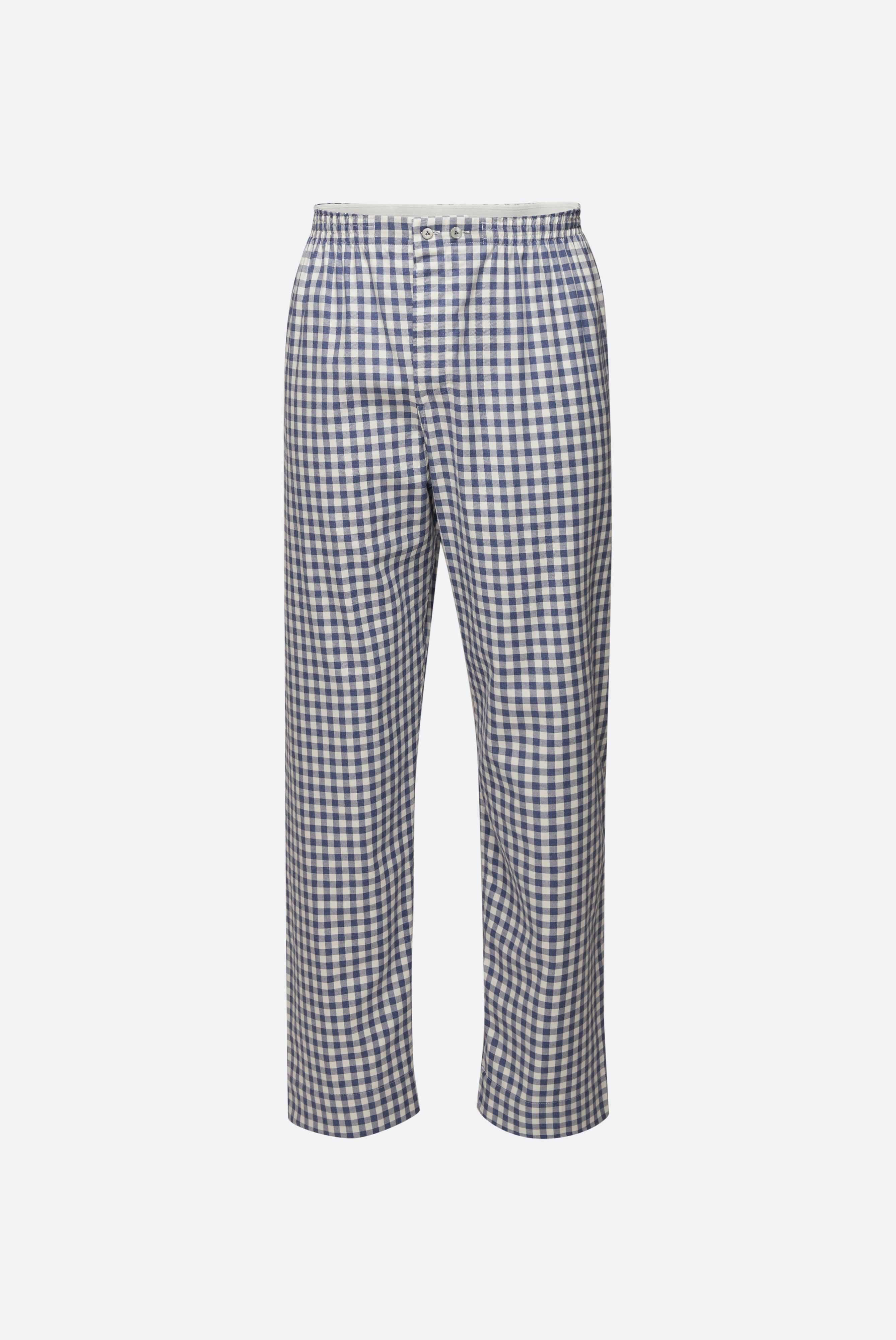 Vichy-Checked Flannel Pyjamas