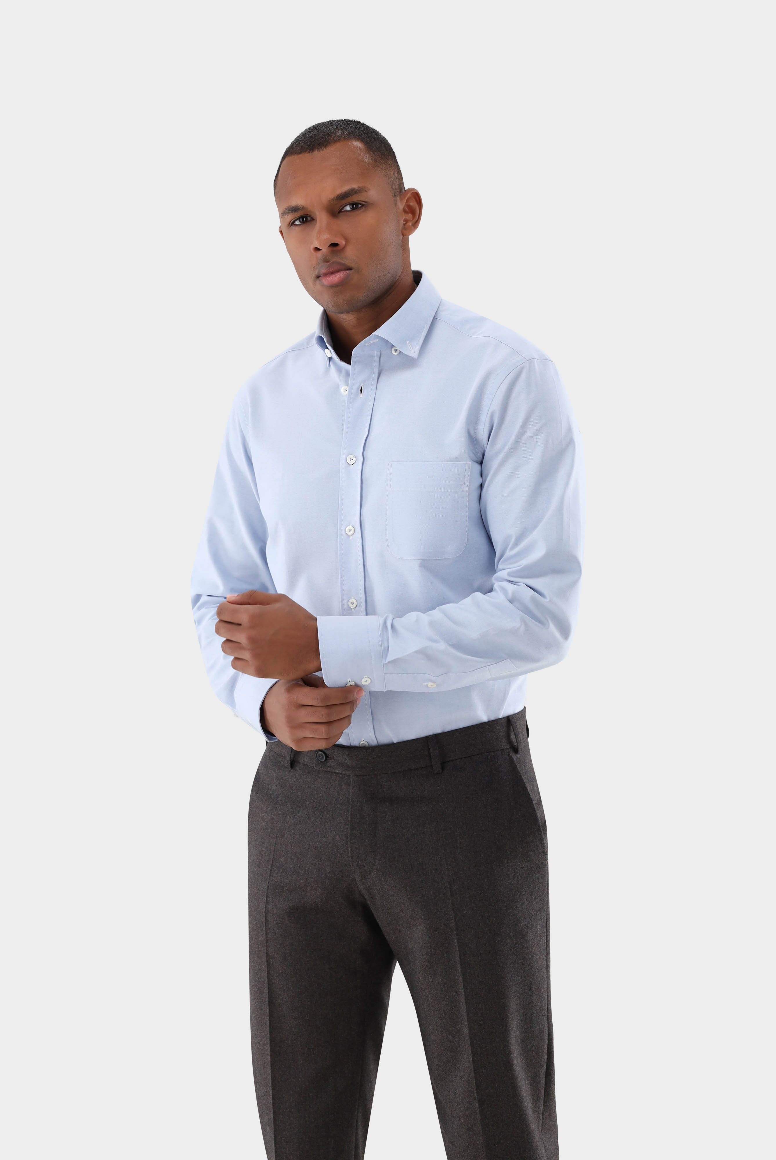 Oxfordhemd mit button down Tailor Fit