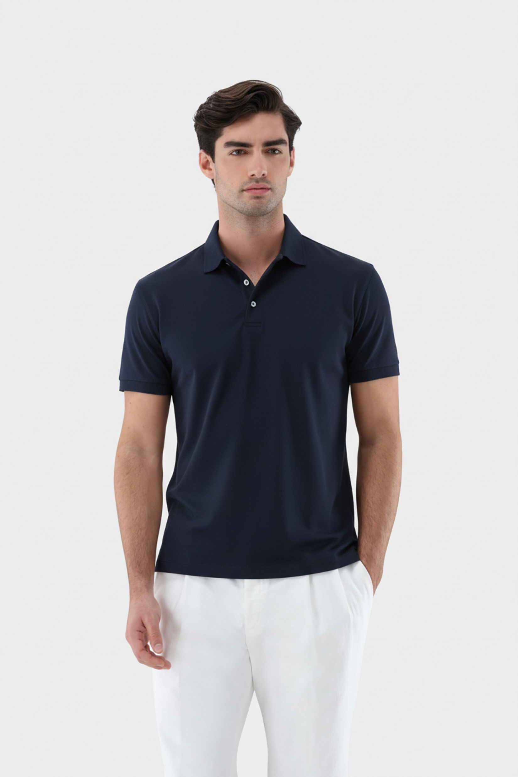 Poloshirt aus Schweizer Baumwolle