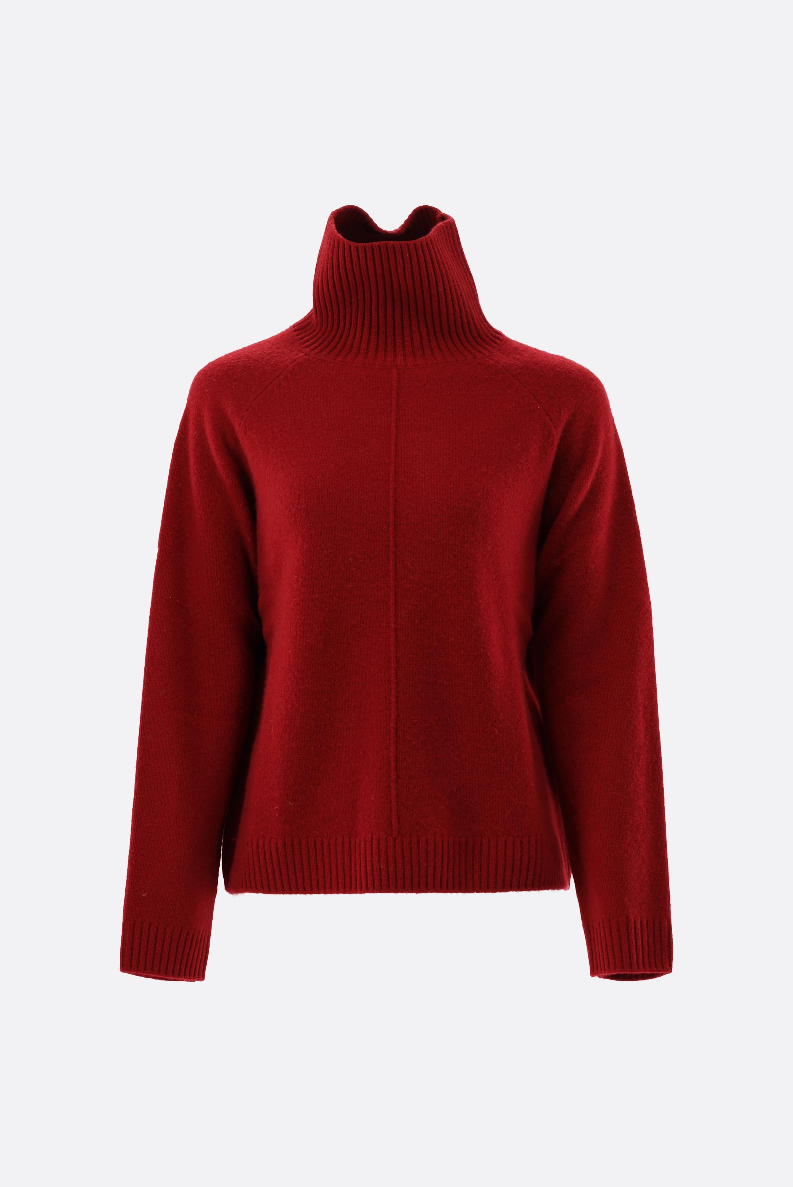 Rollkragenpullover aus Wolle