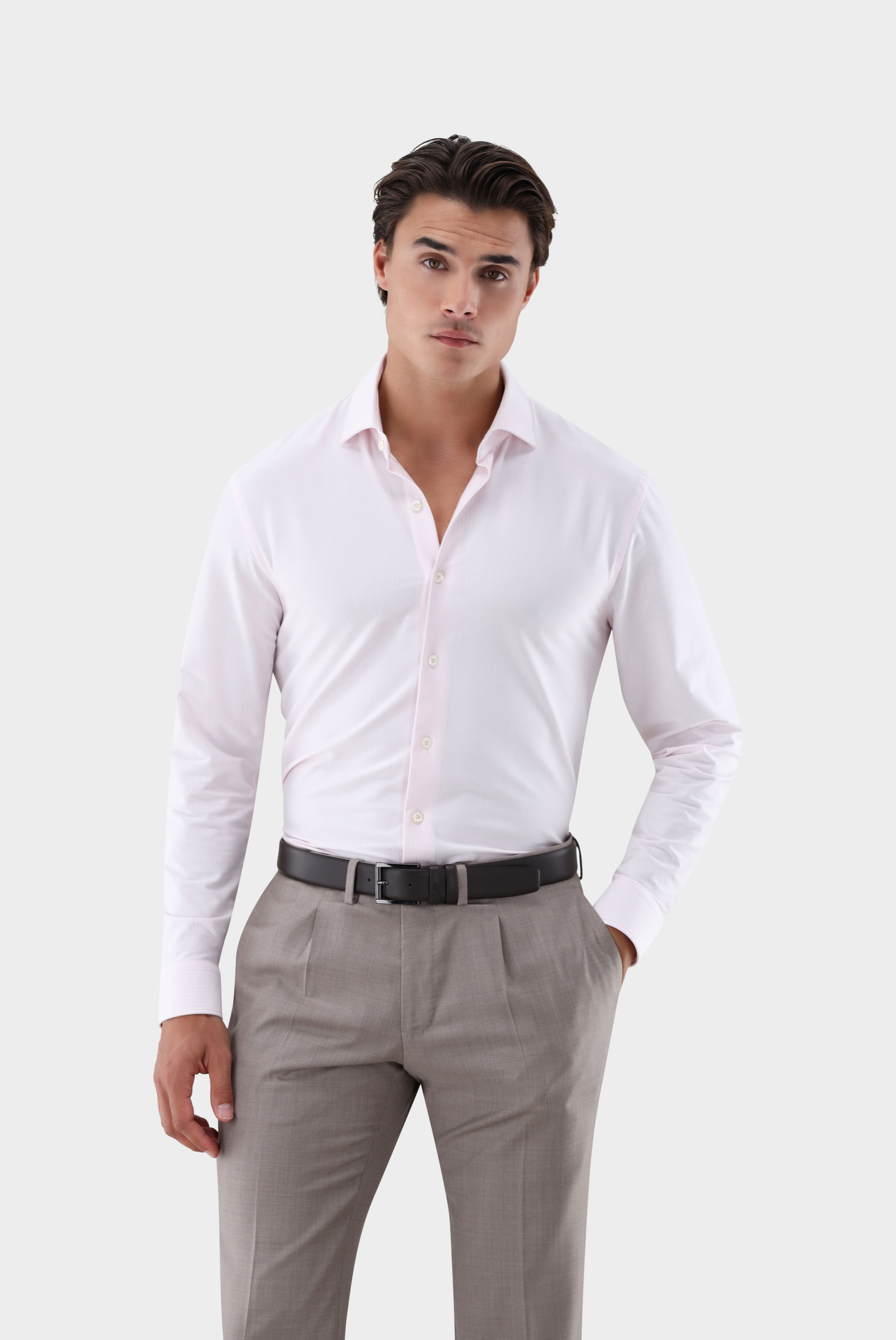 Hemd mit 4-Wege Stretch Slim Fit