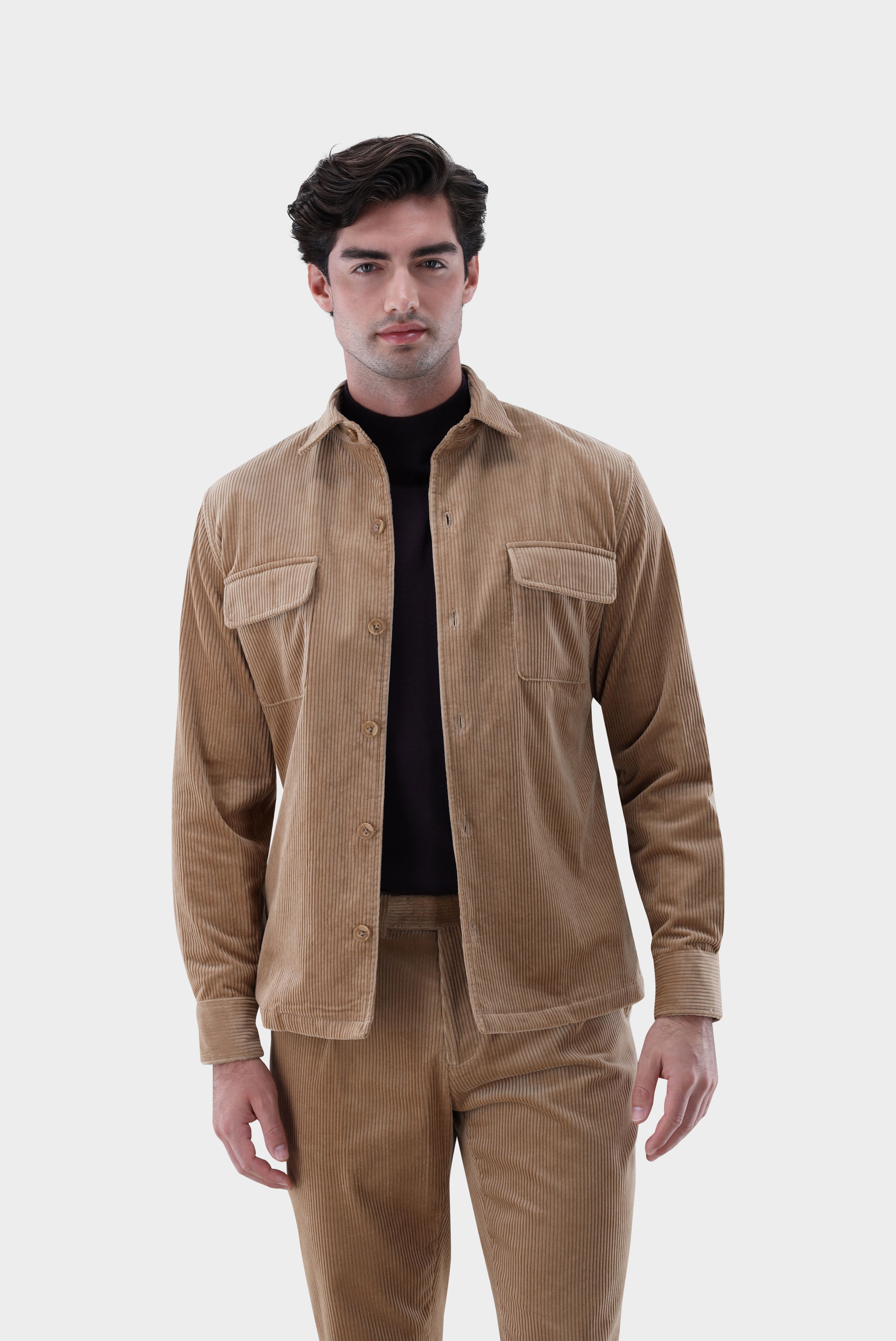 Overshirt aus weichem Breitcord