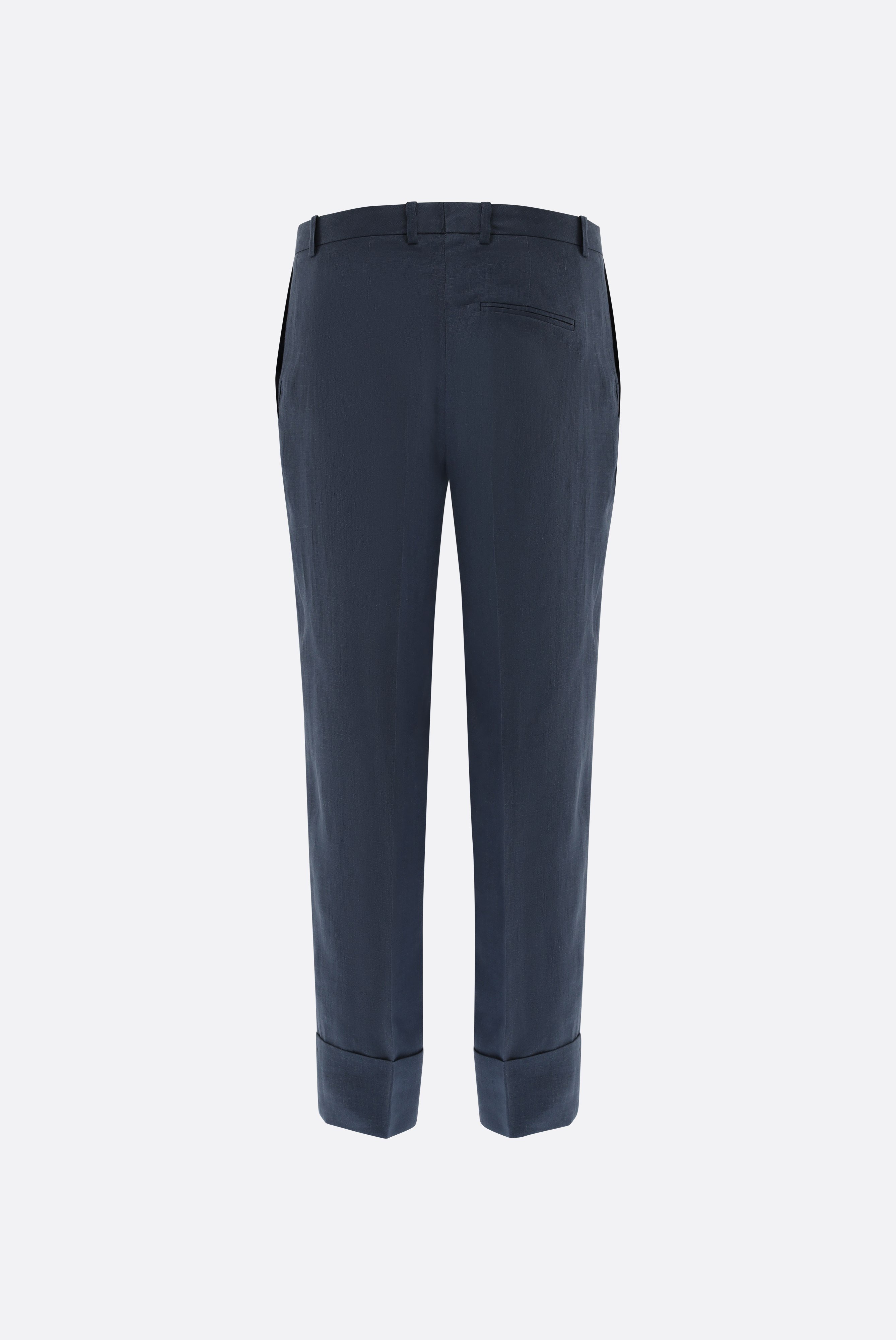 Jeans & Trousers+Linen Pants with Cuff+05.657V..H50555.785.36