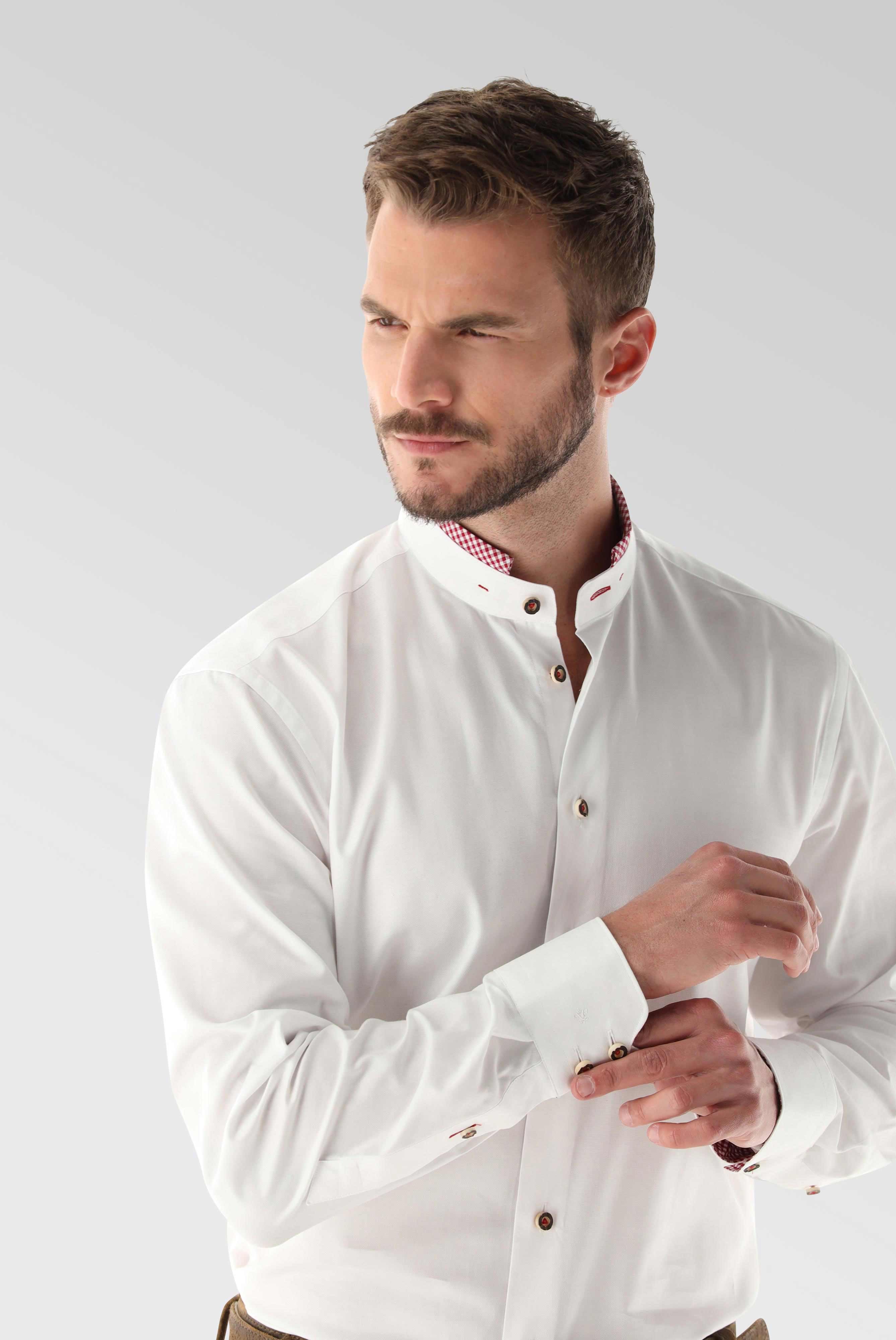 Festliche Hemden+Oxford Trachtenhemd mit Farbdetail Tailor Fit+20.2081.8Q.150251.005.39