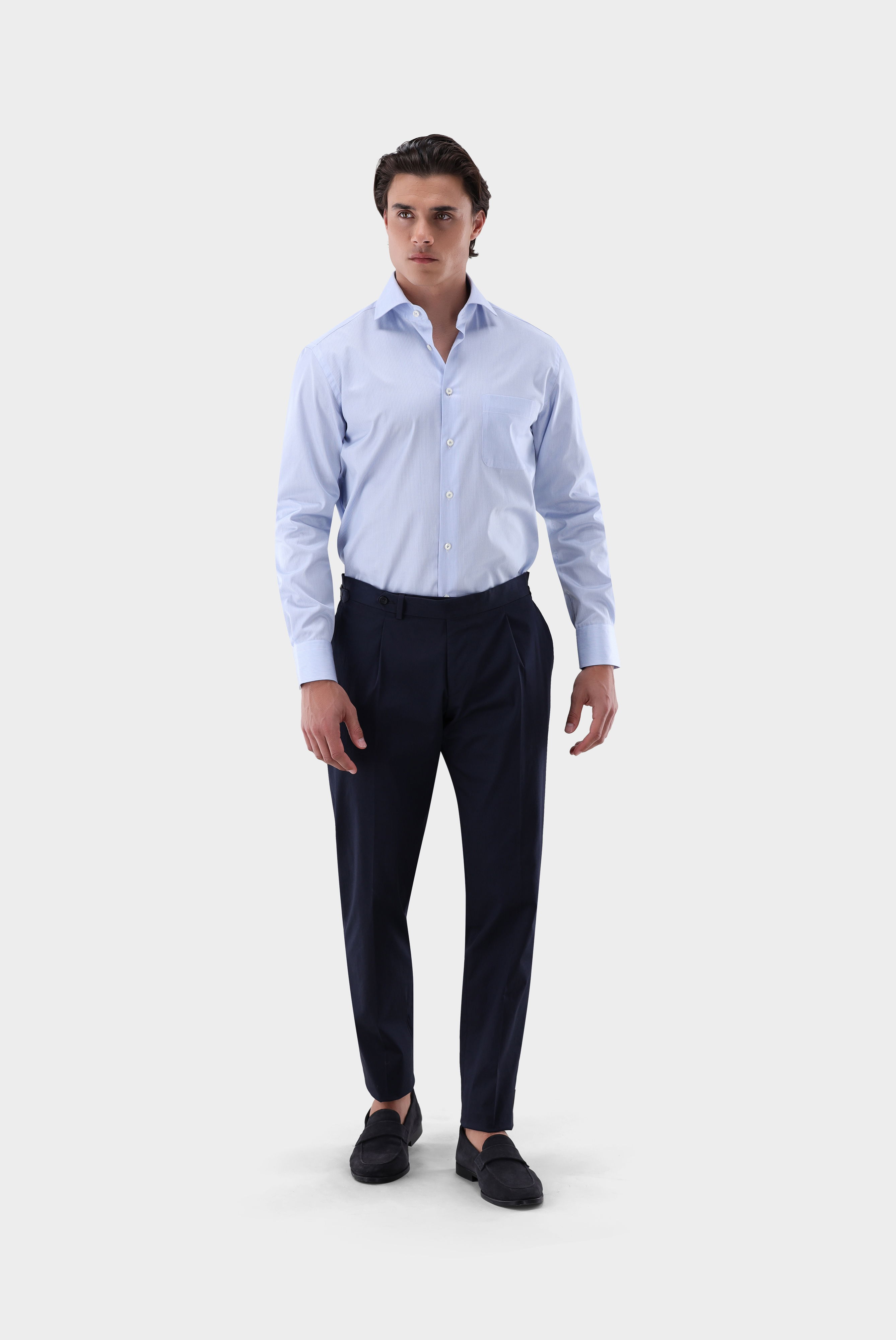 Hemd gestreift Bügelfreie Comfort Fit günstig online kaufen