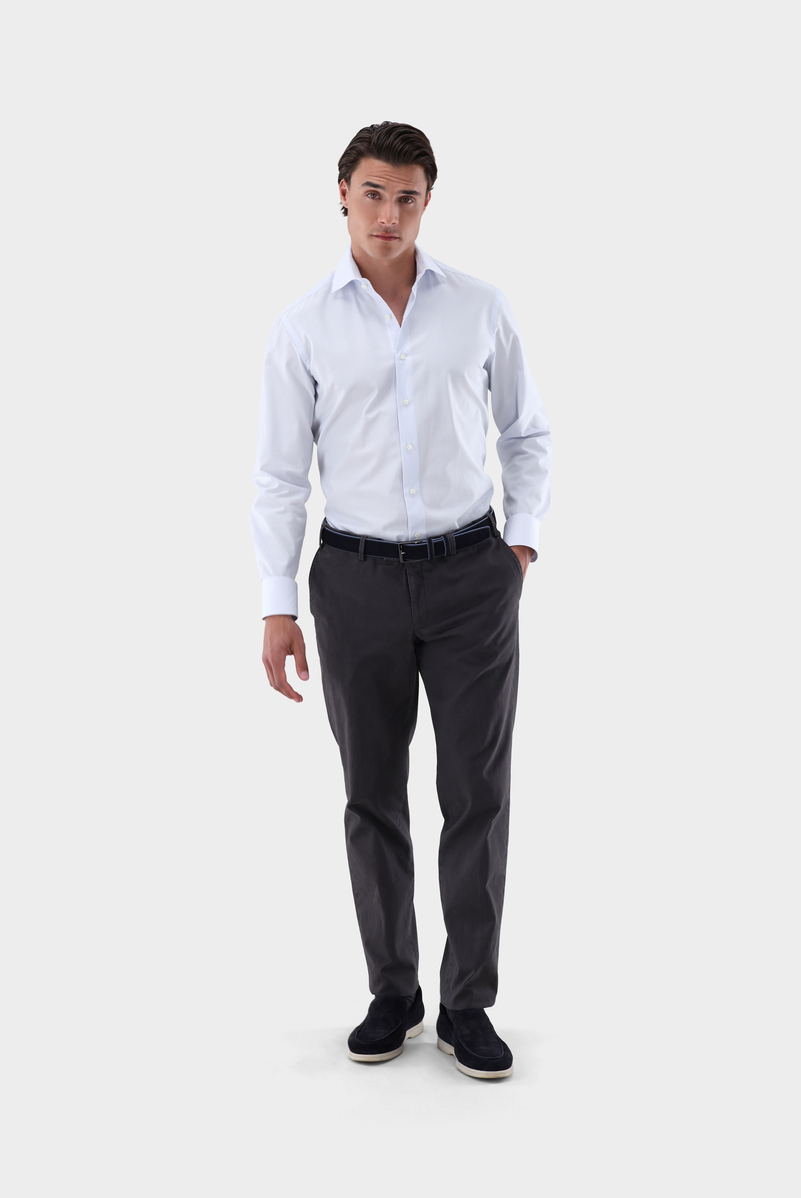 Businesshemd gestreift mit Sartoriale Verarbeitung Tailor Fit günstig online kaufen