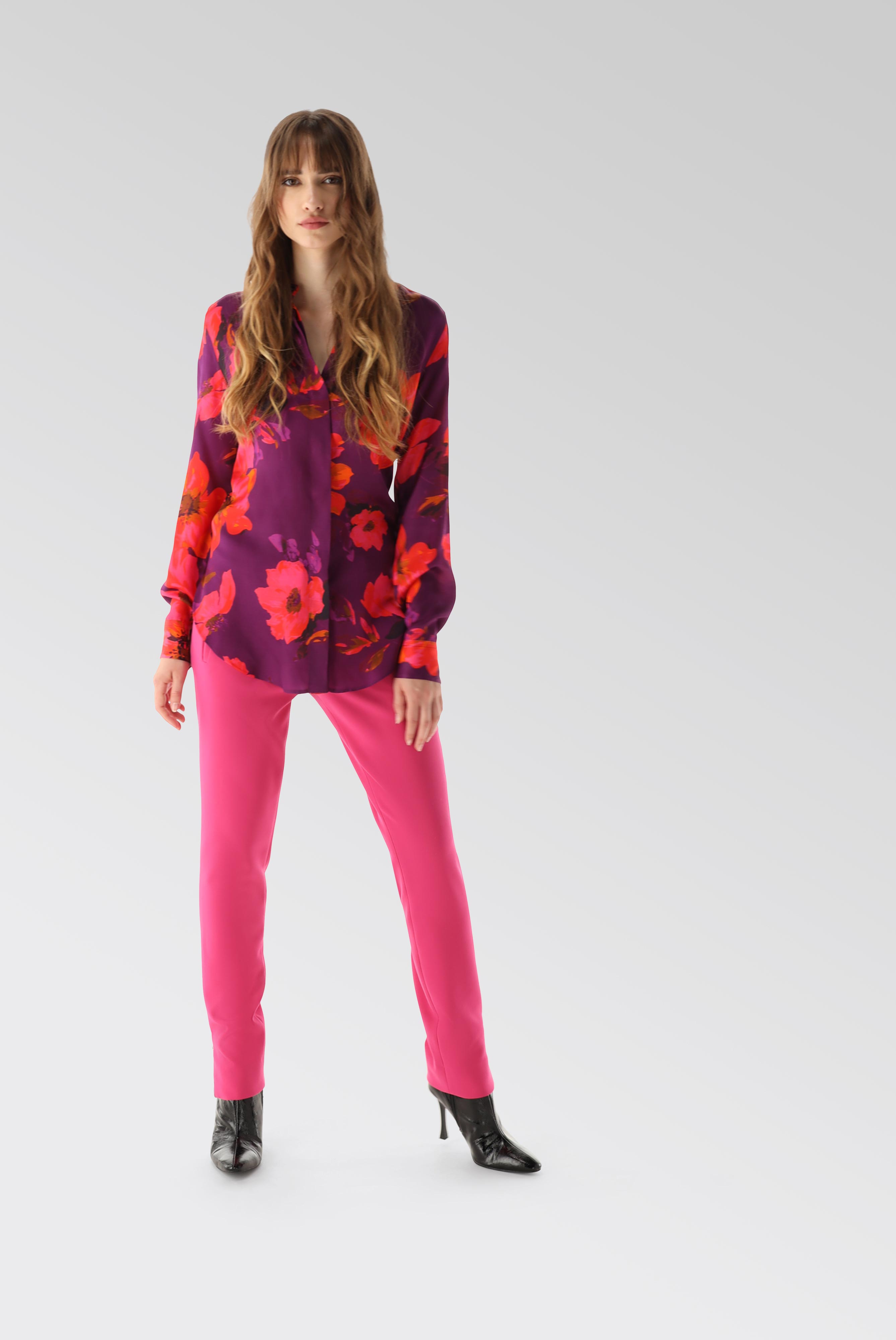 Shirt Blouse with Flowerprint