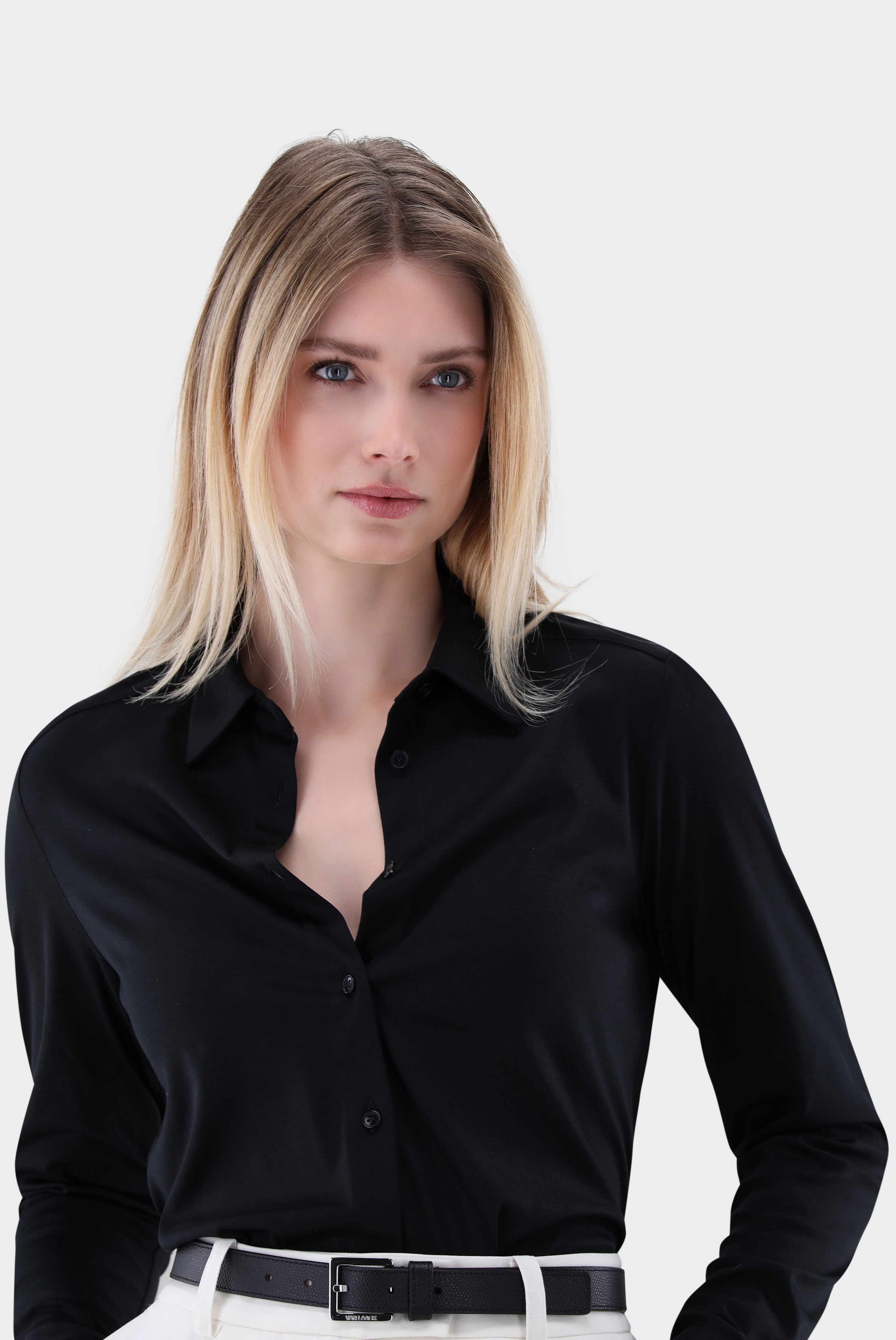 Jersey Hemdbluse günstig online kaufen