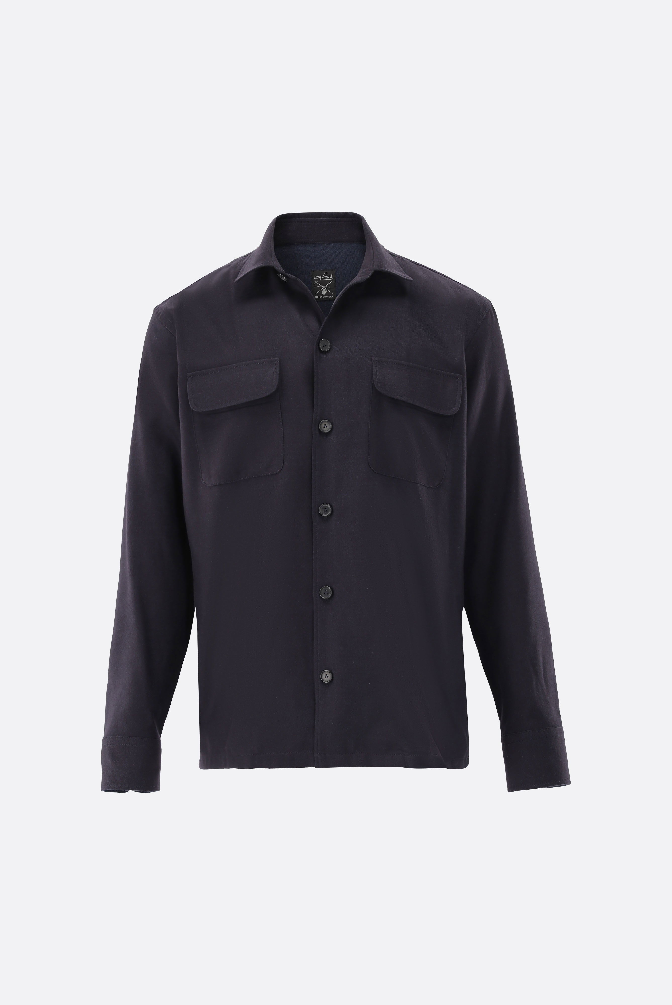 Flanellhemd mit Kontrast Tailor Fit günstig online kaufen