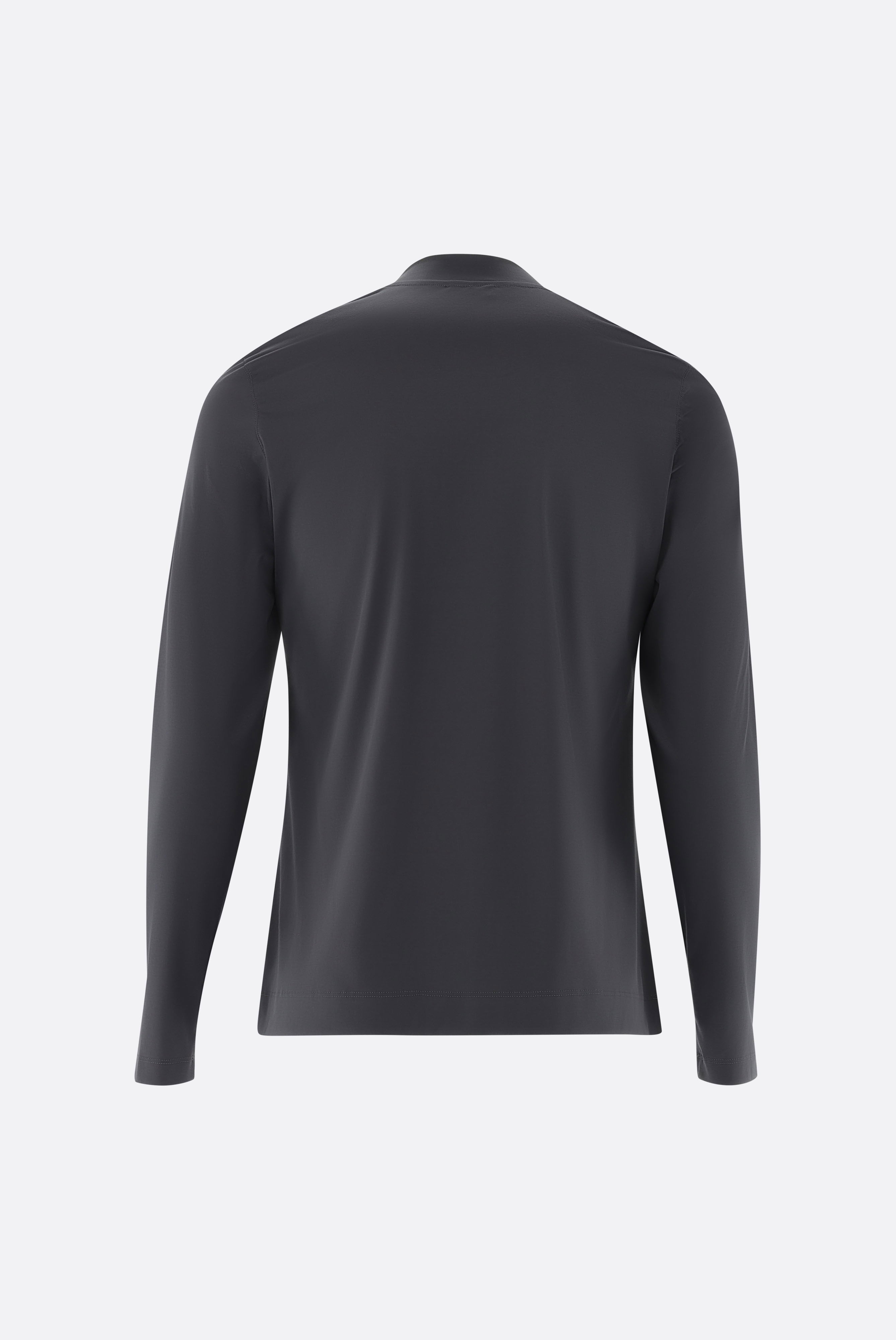 Stehkragenshirt aus Swiss Cotton günstig online kaufen