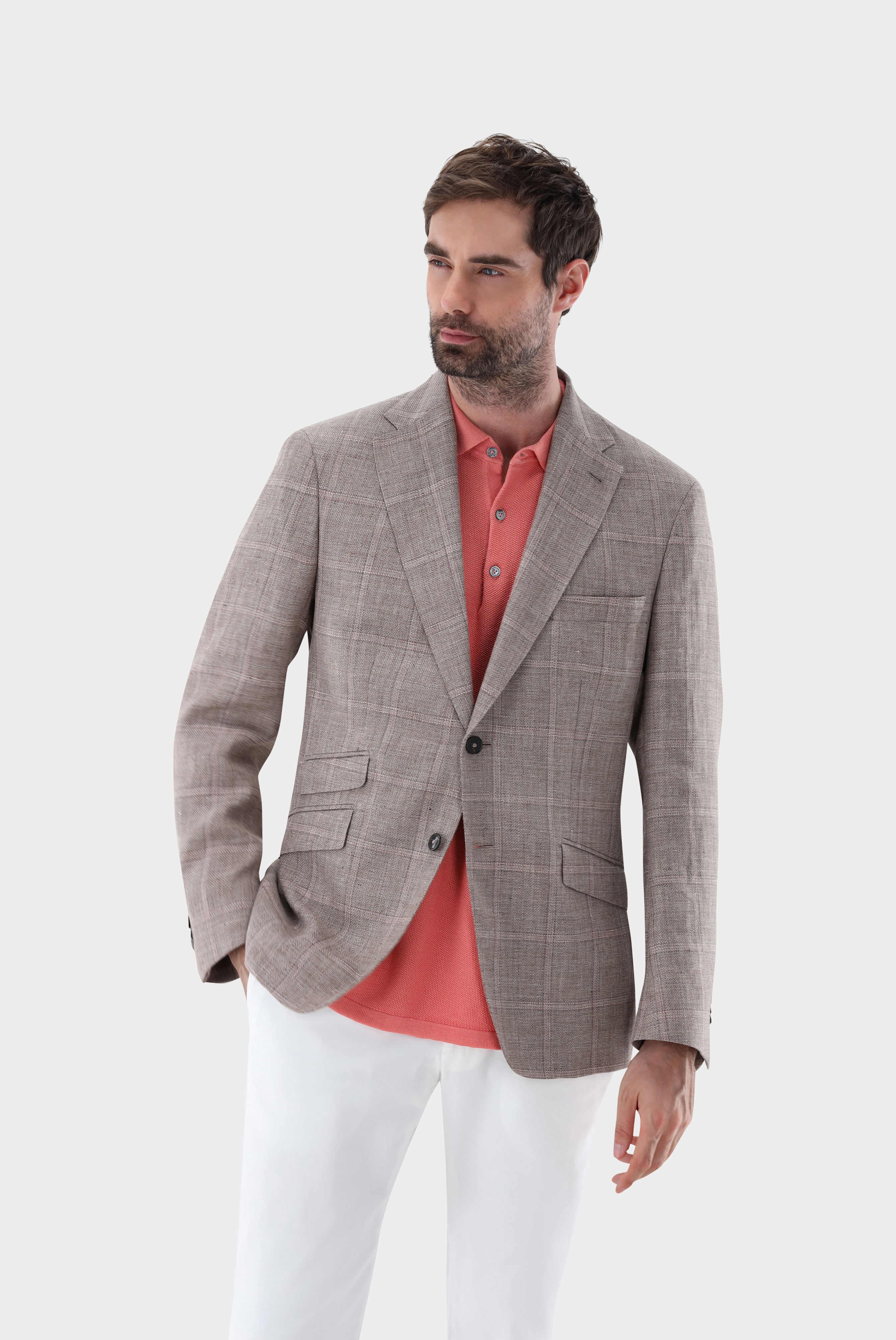 Sakko kariert und teilweise gefüttert