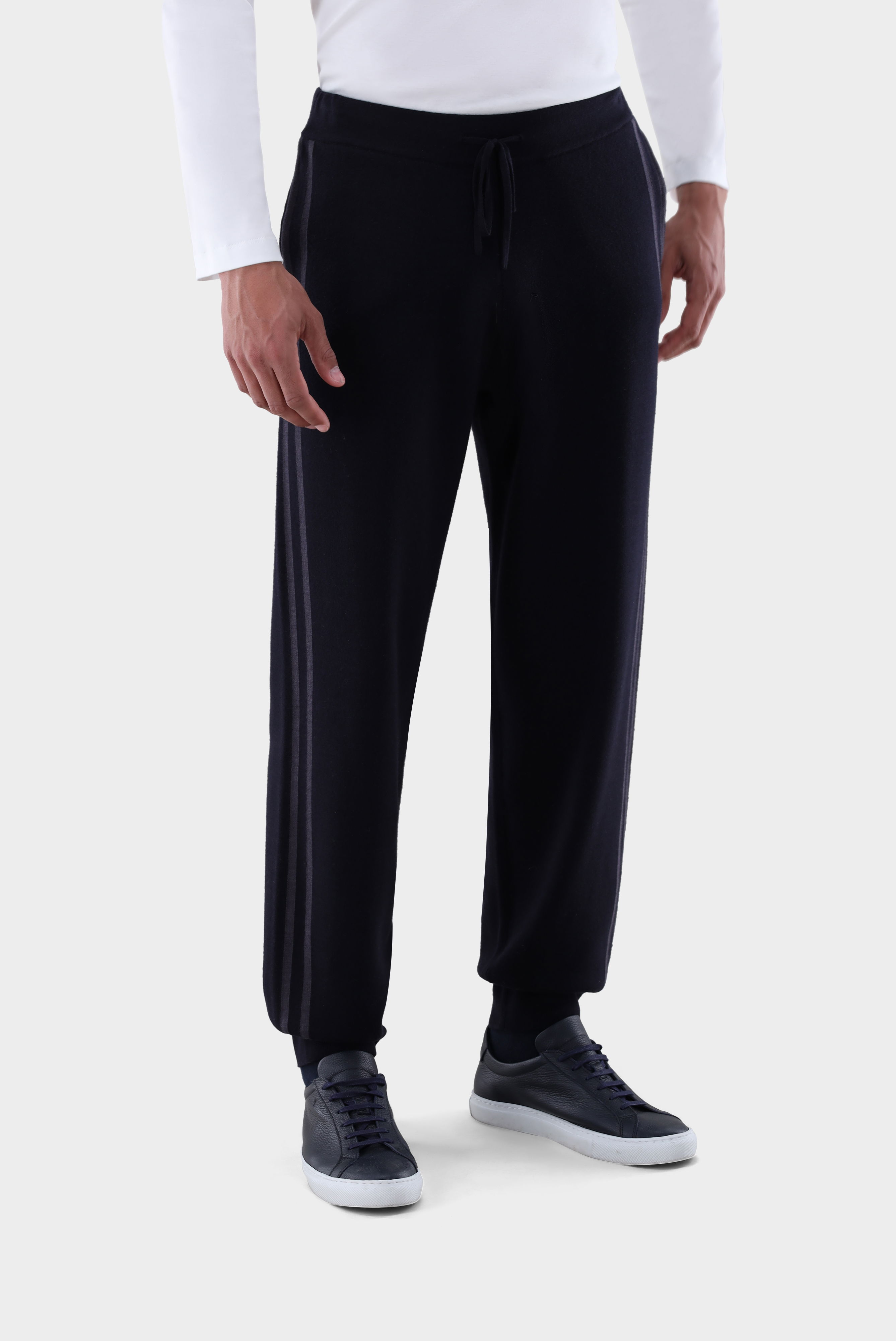 Jogginhose mit Wolle und Seide
