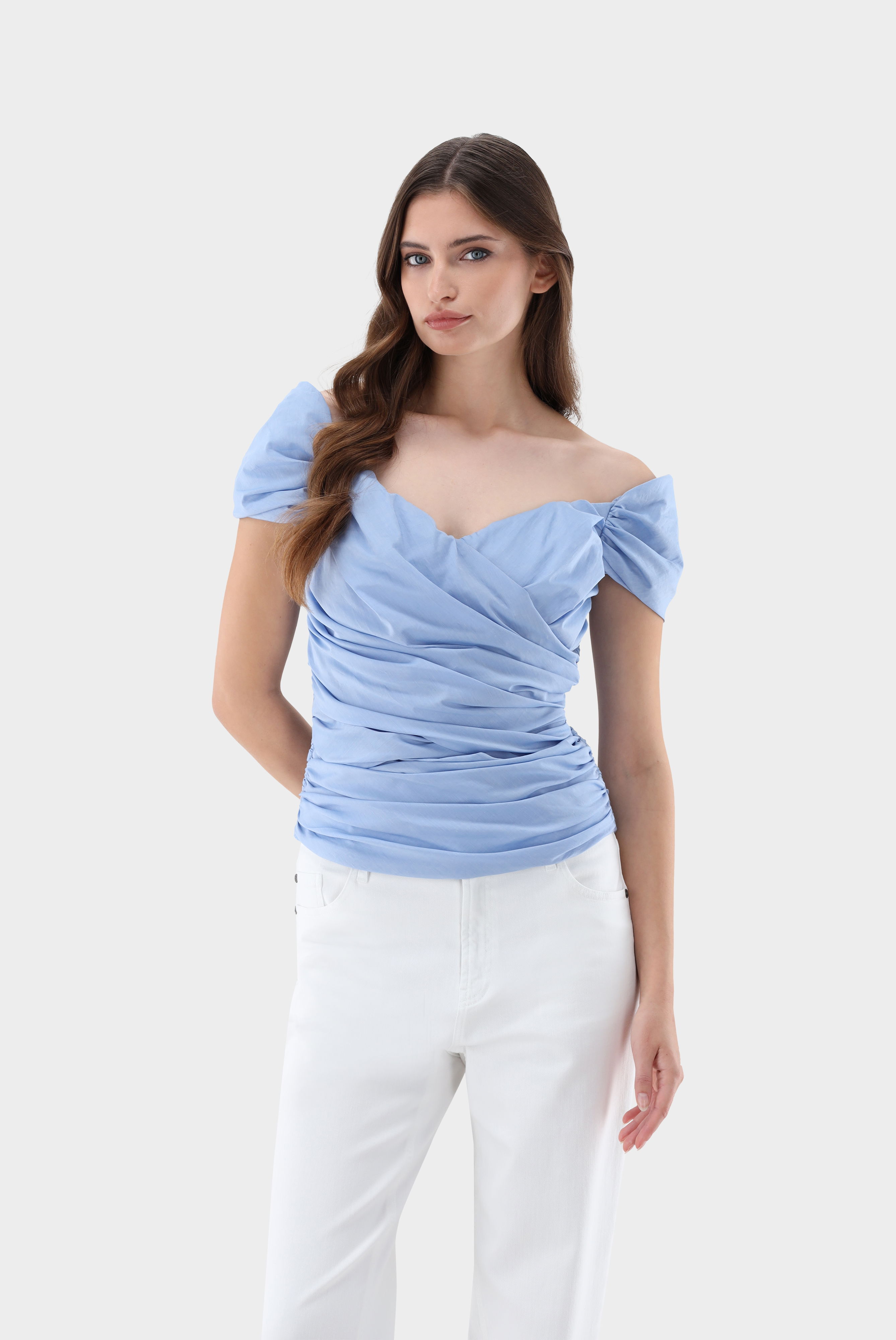 Corsage aus Baumwoll Batist