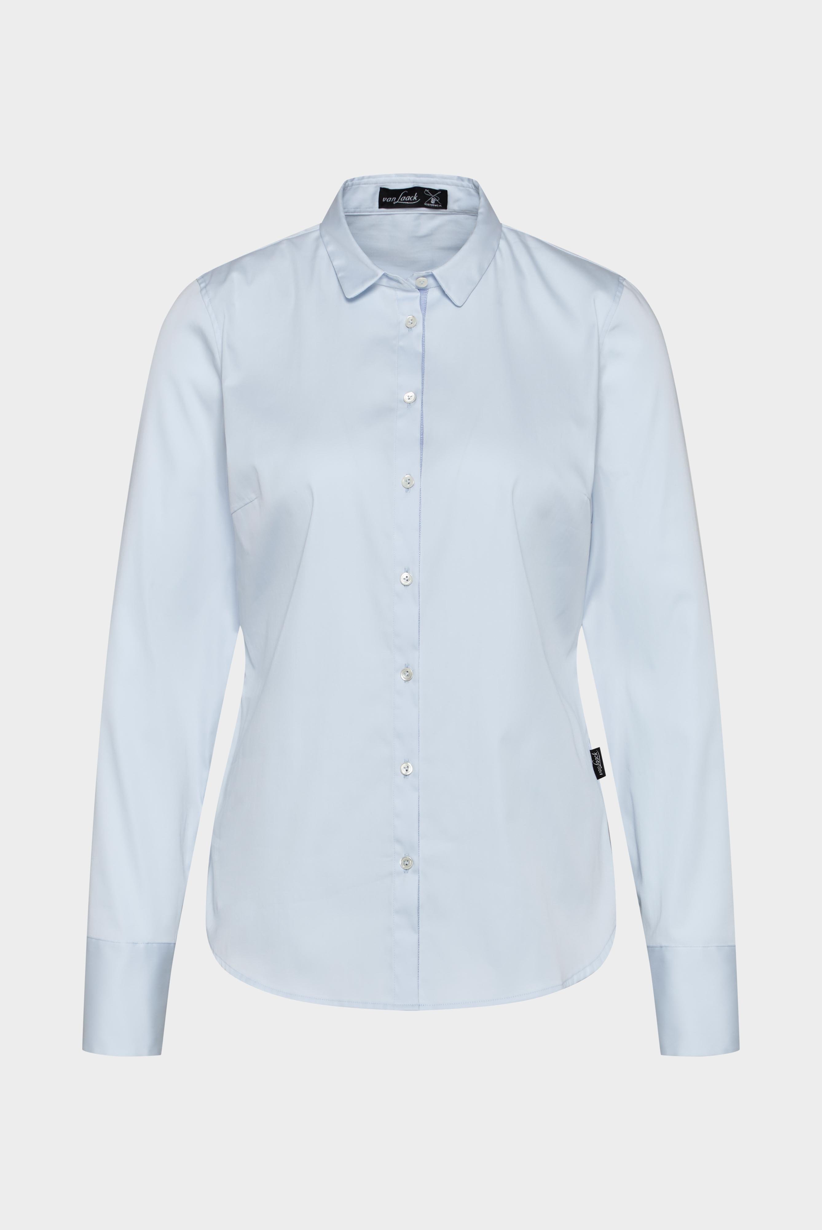 Business Blouses+Stretchy blouse with a herringbone band+05.501R.FK.130830.710.34