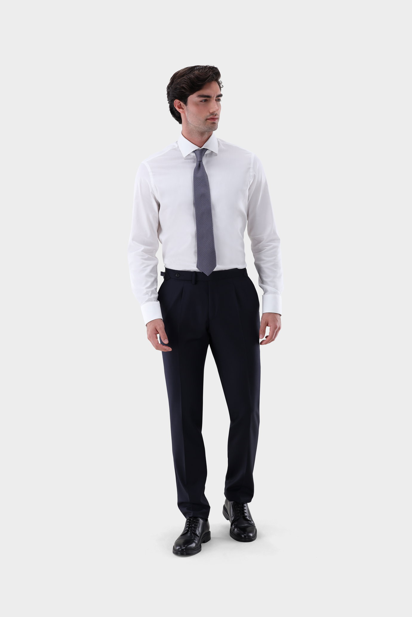 virgin wool trousers