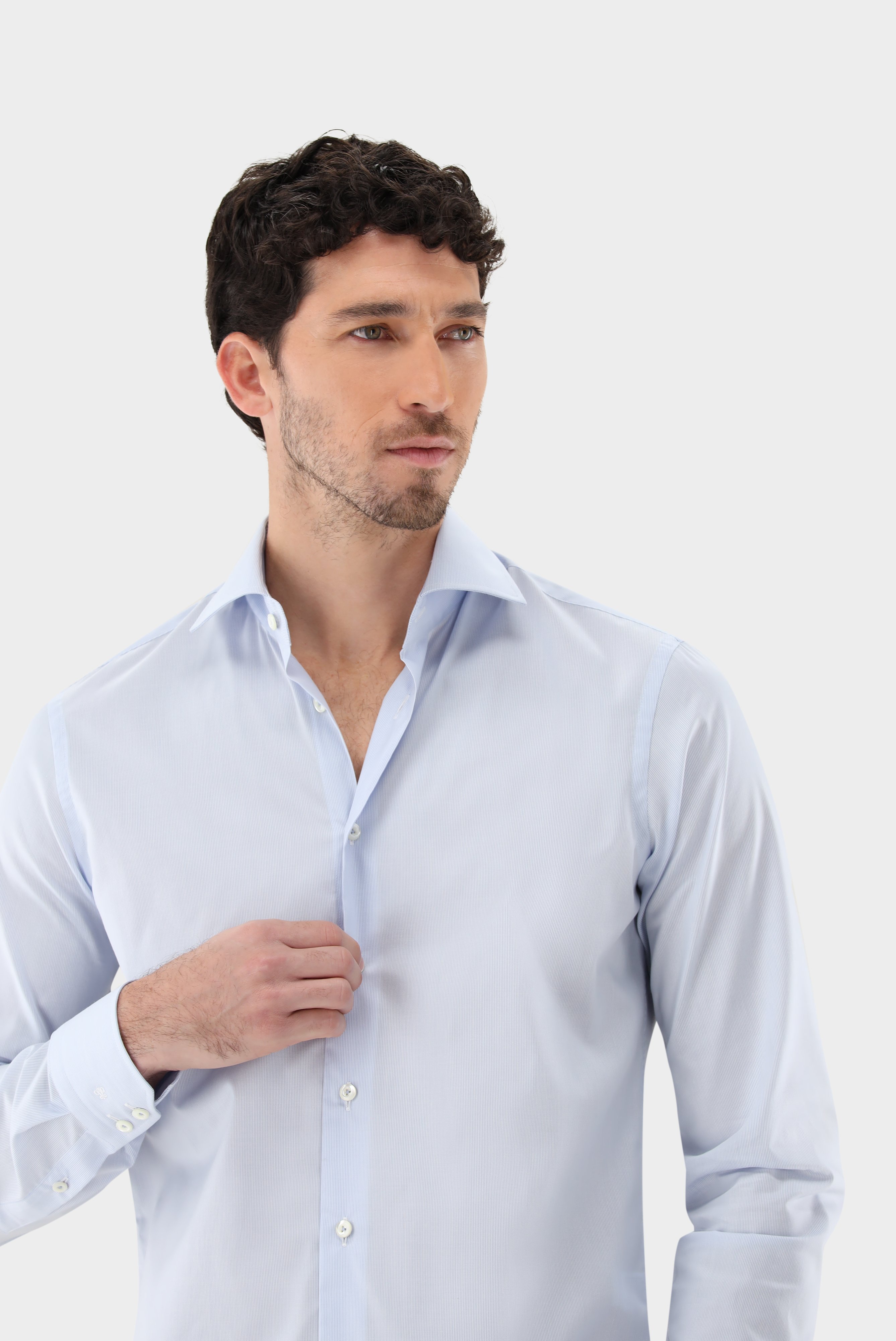 Easy Iron Shirts+Wrinkle-Free Twill Shirt Slim Fit+20.2019.BQ.132959.720.37
