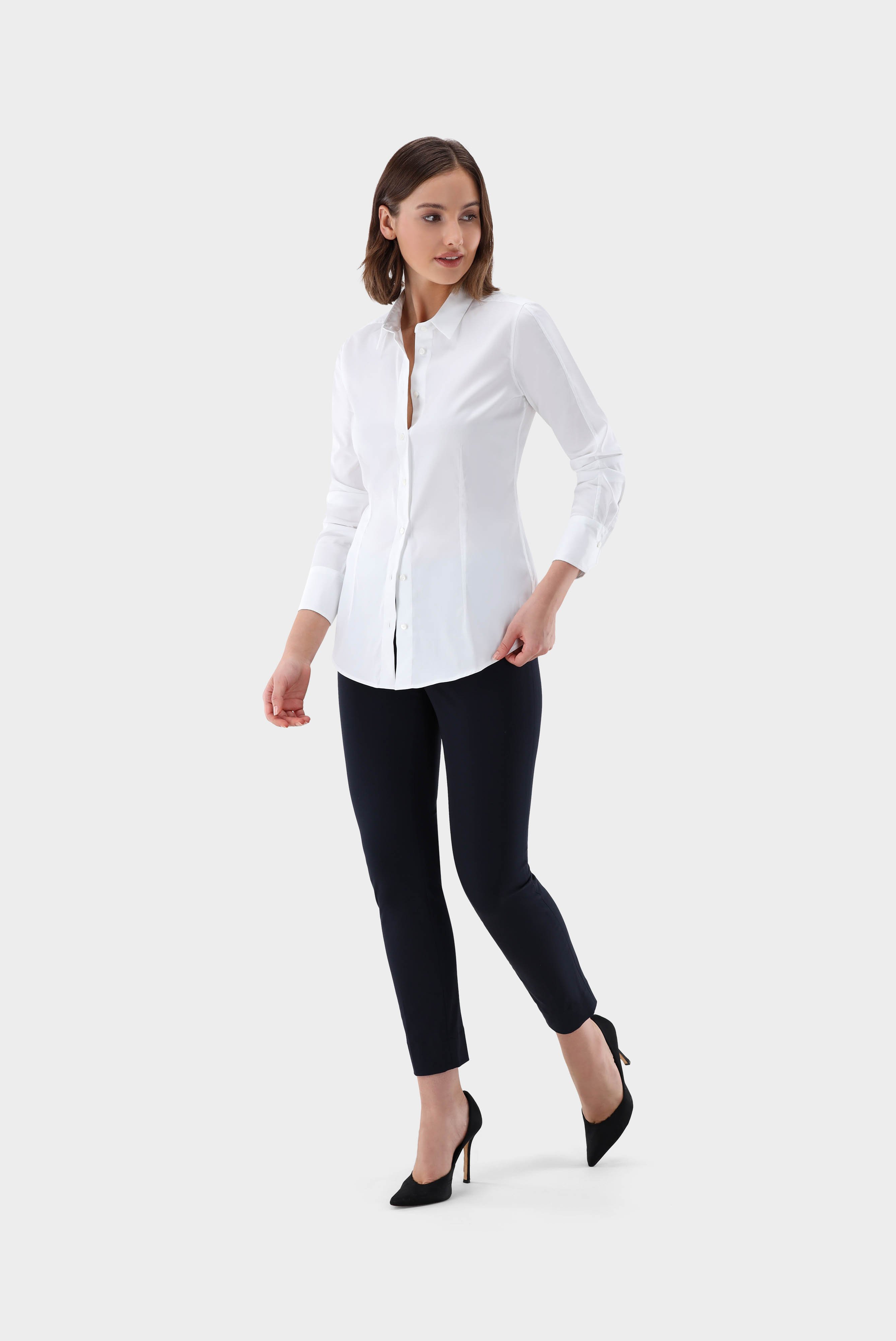 Business Blouses+Shirt Blouse with Stretch Slim Fit+05.5845.73.130830.000.38