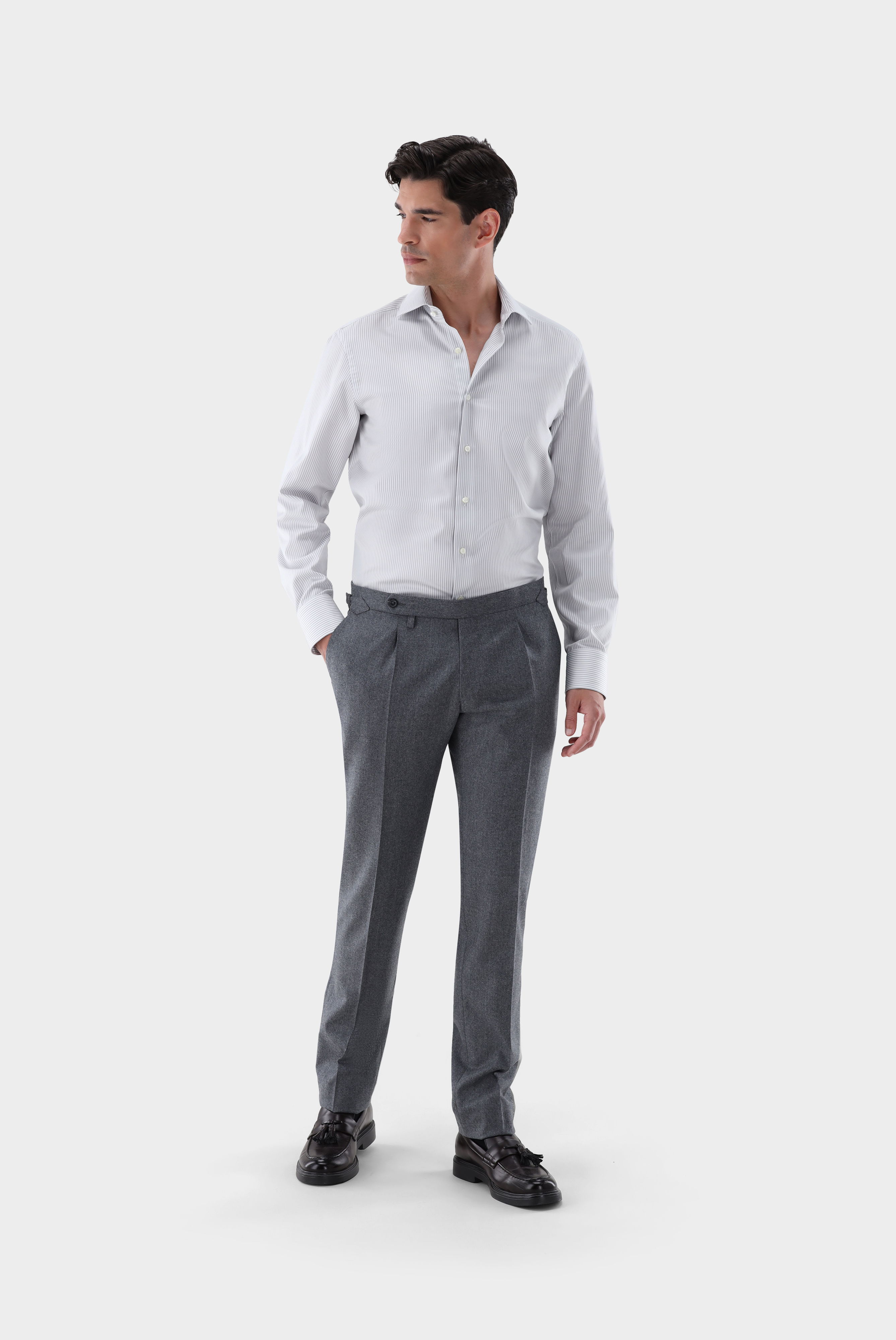 GestreiftesTwill Hemd Tailor Fit günstig online kaufen