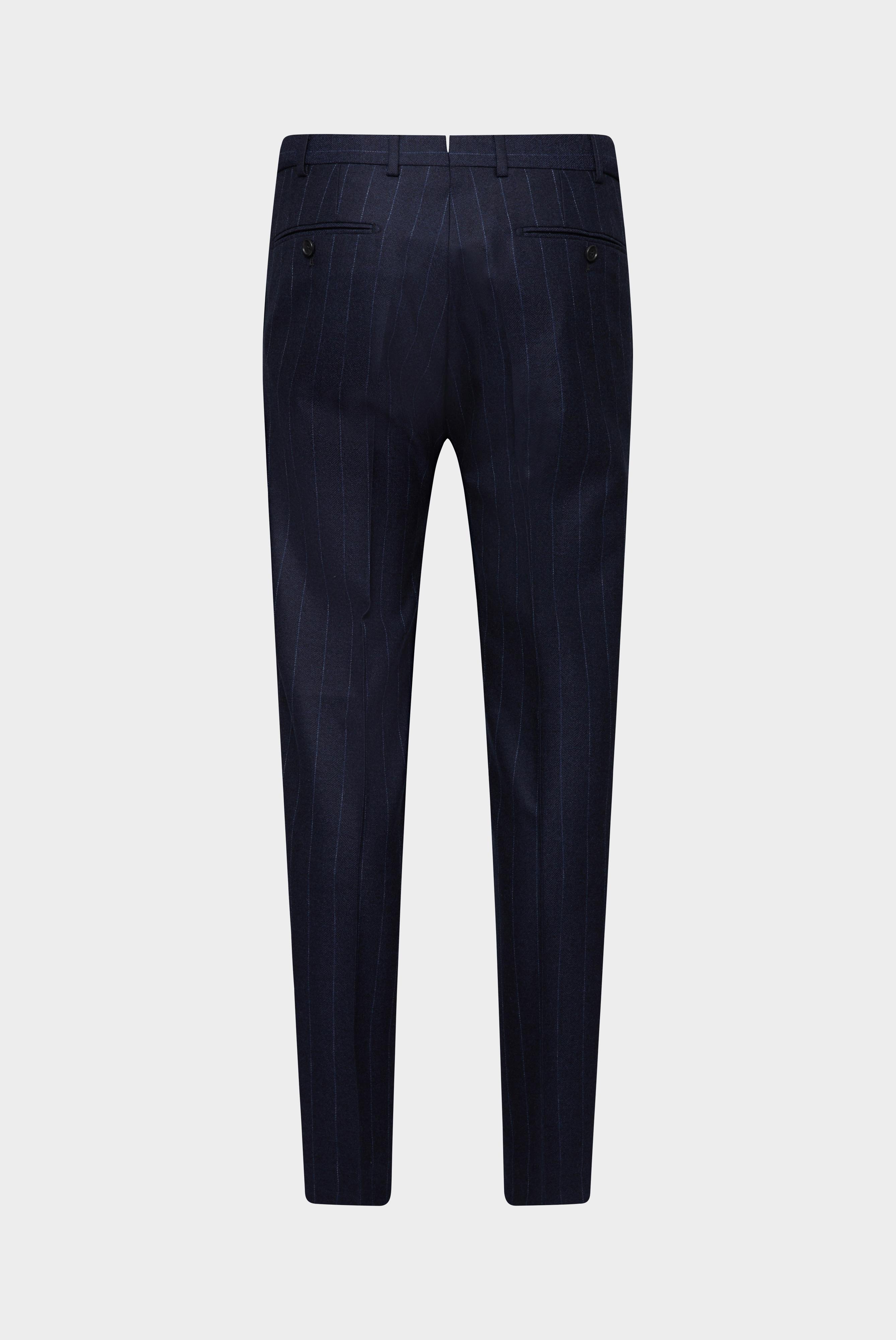 Jeans & Hosen+Hose mit Bundfalte aus Woll-Flanell Slim Fit+20.7854.16.H01585.790.46
