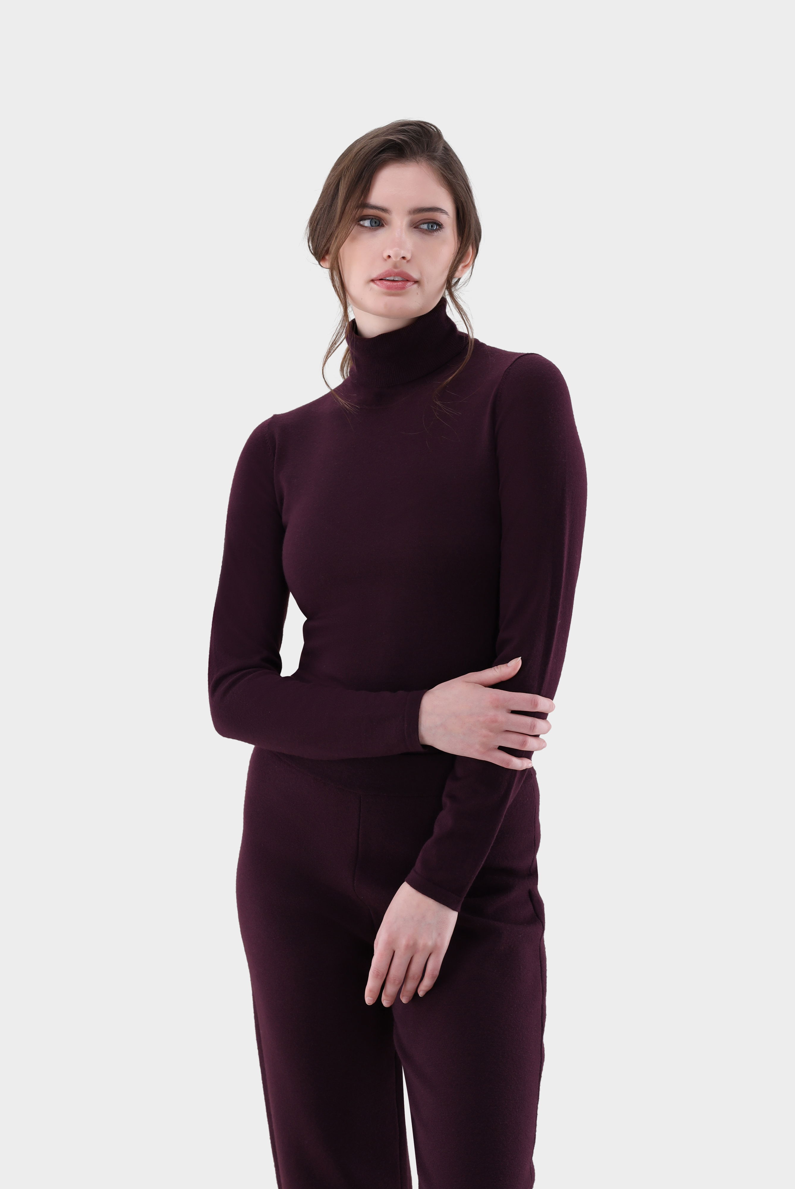 Rollkragenpullover aus Ultrafeiner Merinowolle