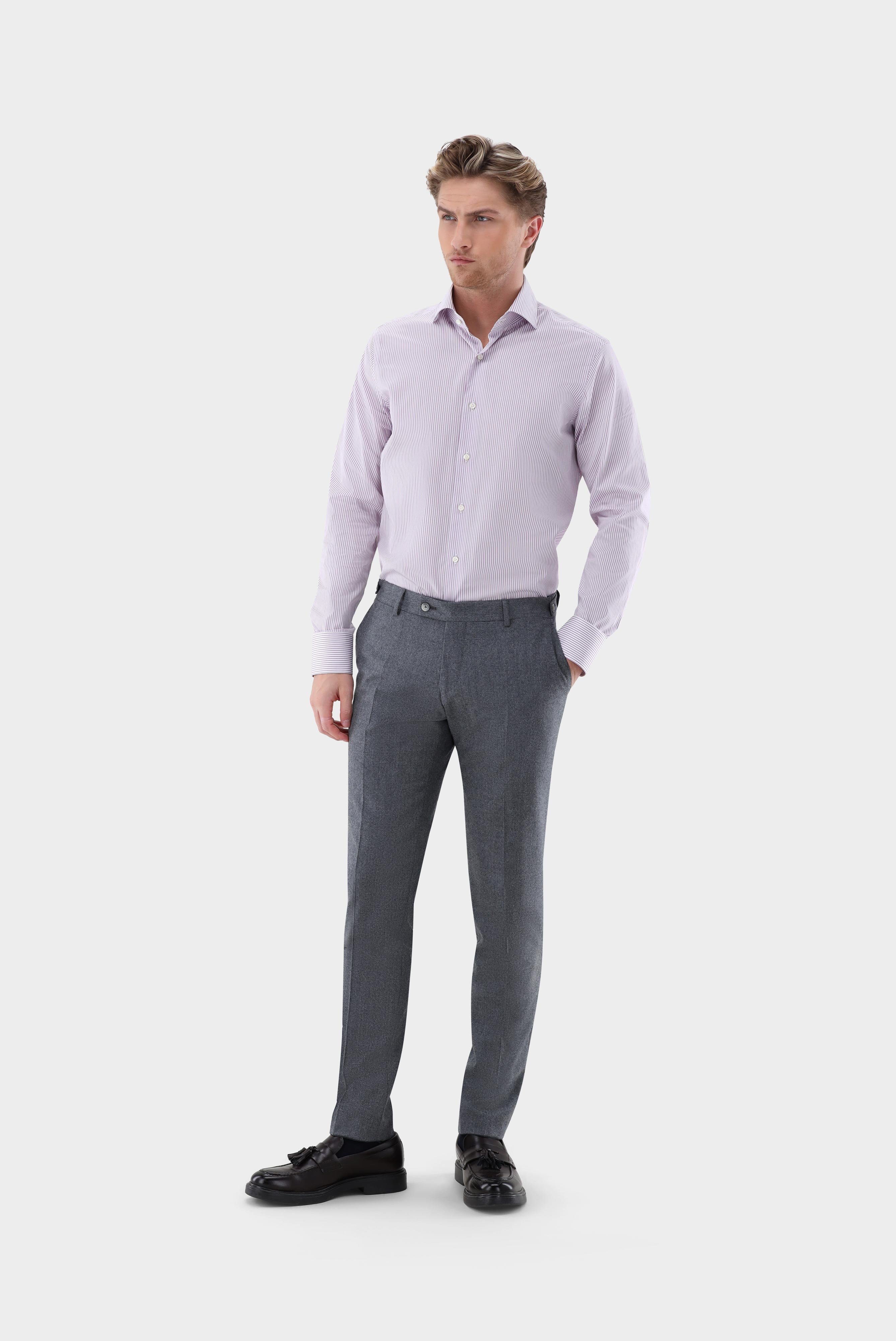 Business Shirts+Striped Silky-Fine-Twill Sartorial Shirt+20.2500.NV.161093.620.39