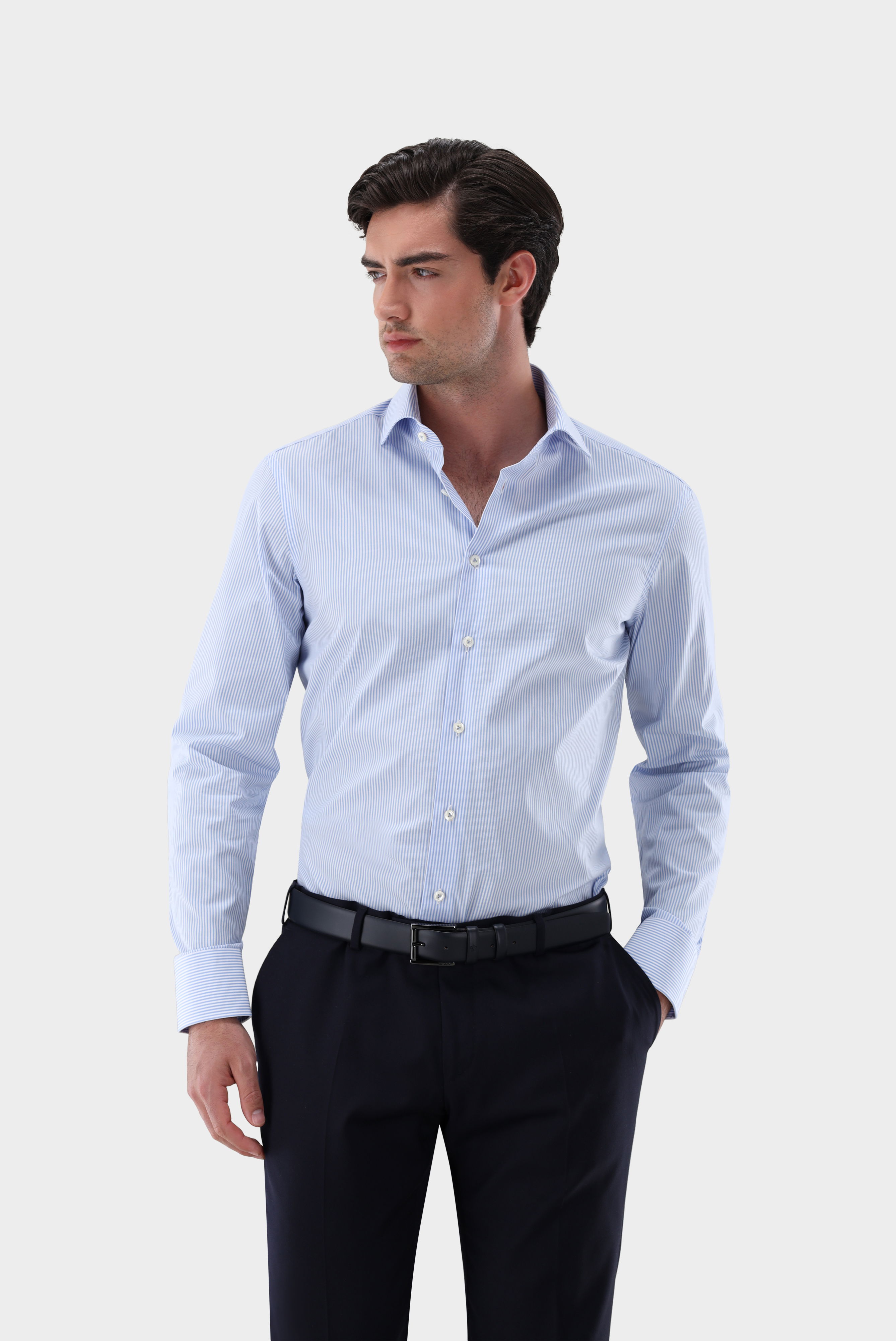 Popeline-Hemd bügelfrei Tailor Fit