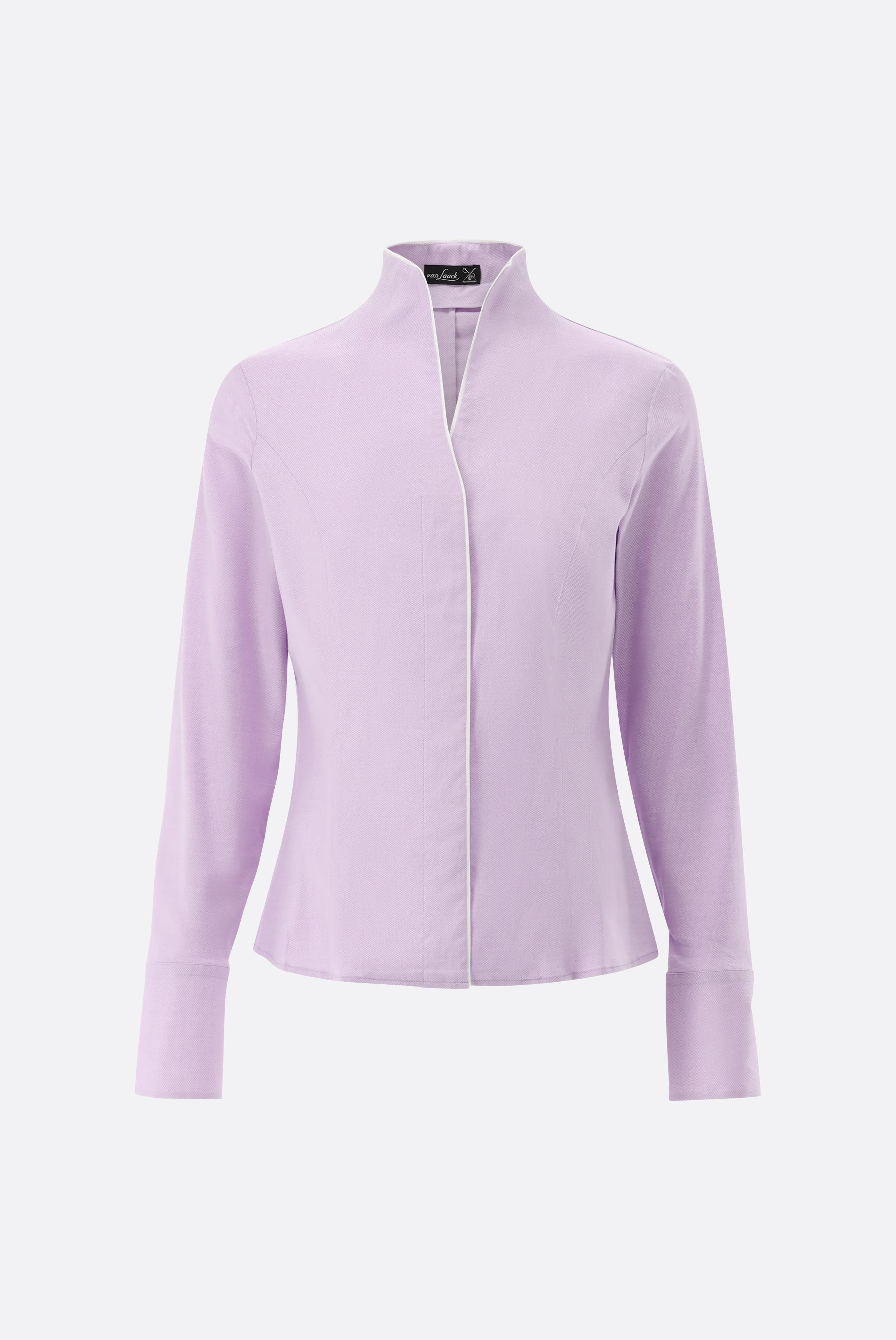 Business Blouses+Wrinkle-free Chalice Collar Blouse in Cotton Stretch+05.3612.D4.150272.610.32