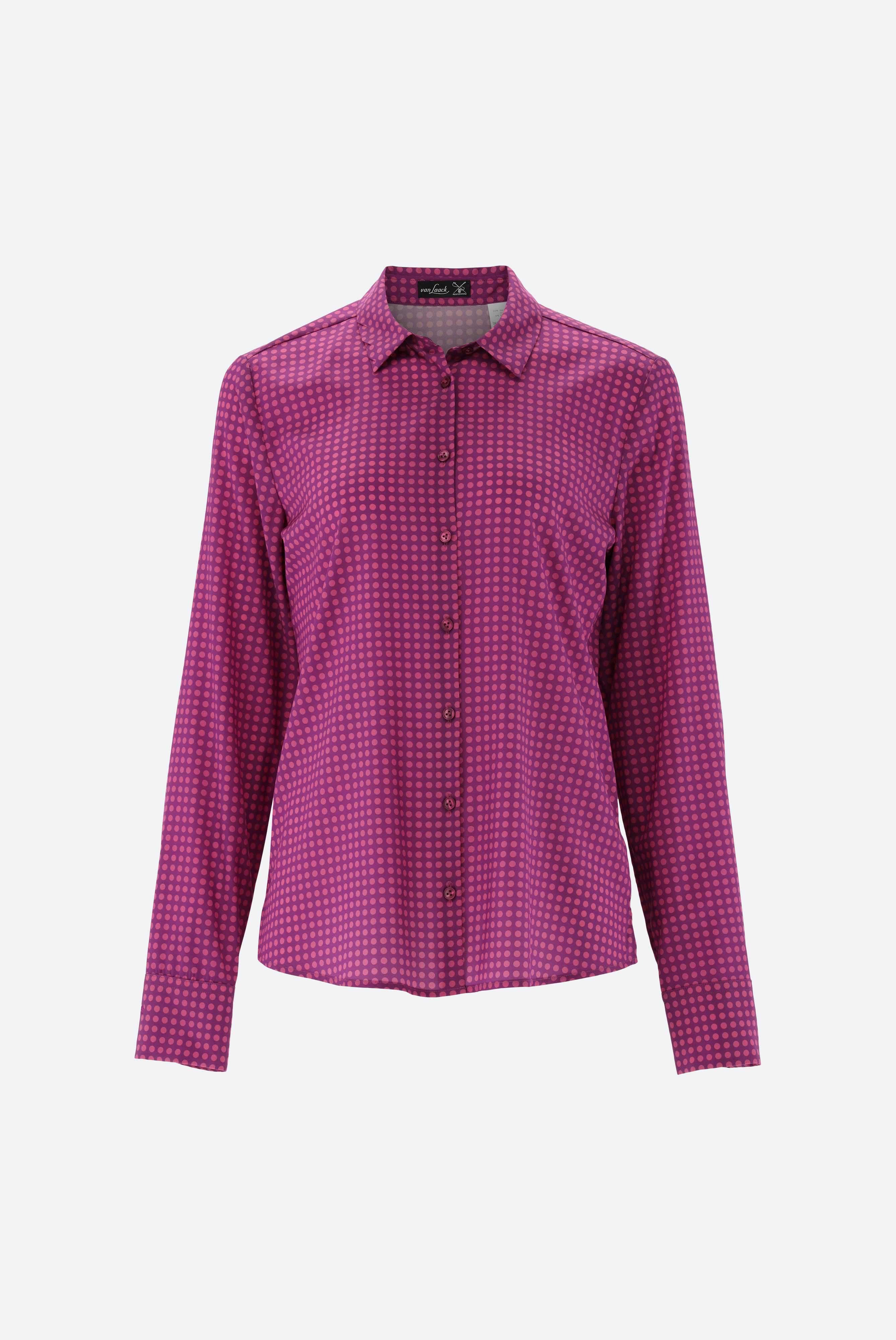 Casual Blouses+Fitted Shirt with Silk and Stretch+05.511Z..170625.676.38