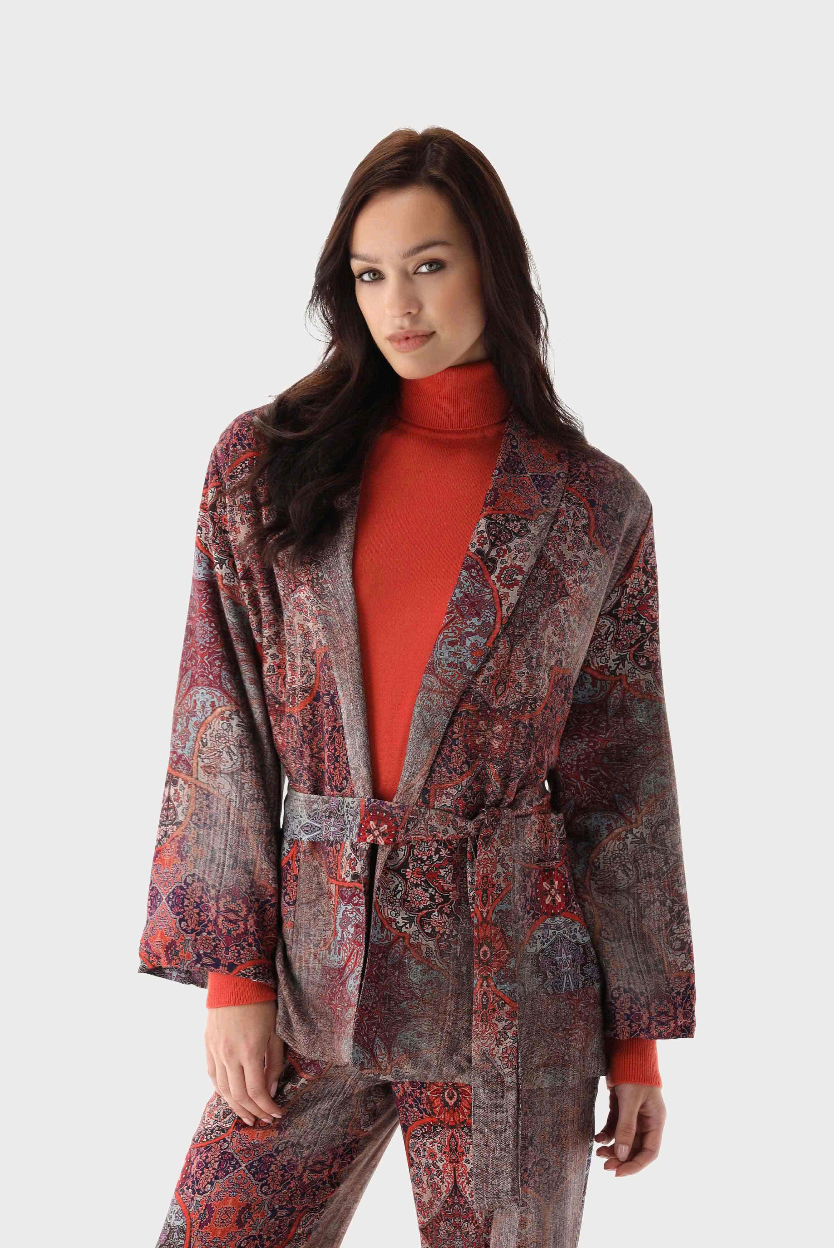 Blazers+Kimono with Vintage Print+05.658C.52.172026.357.34