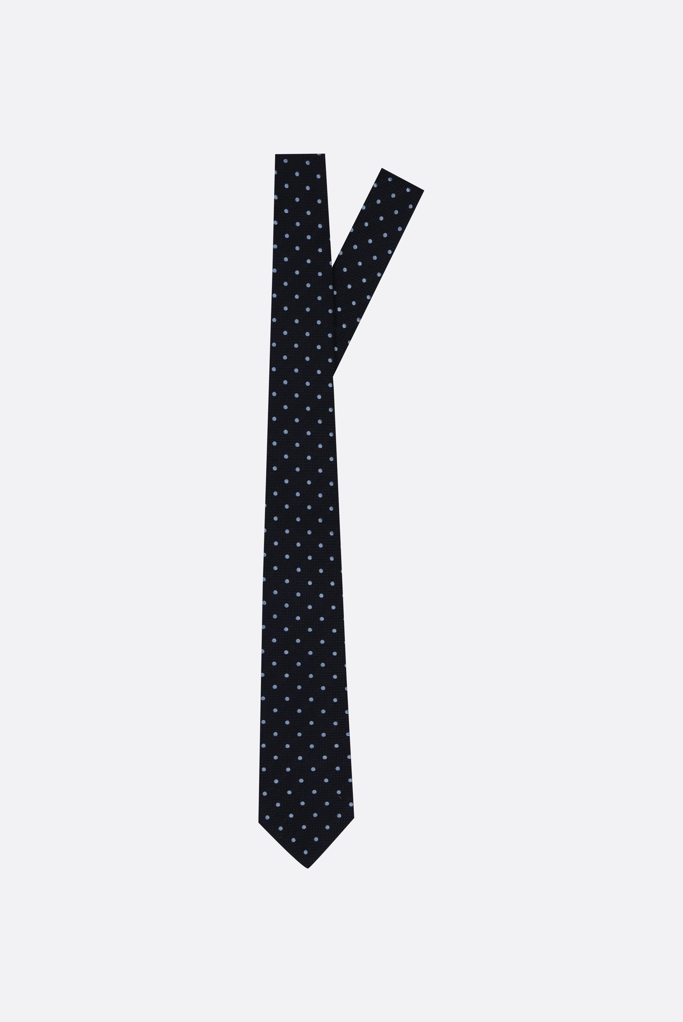 Krawatte aus gepunktetem Seiden-Jacquard