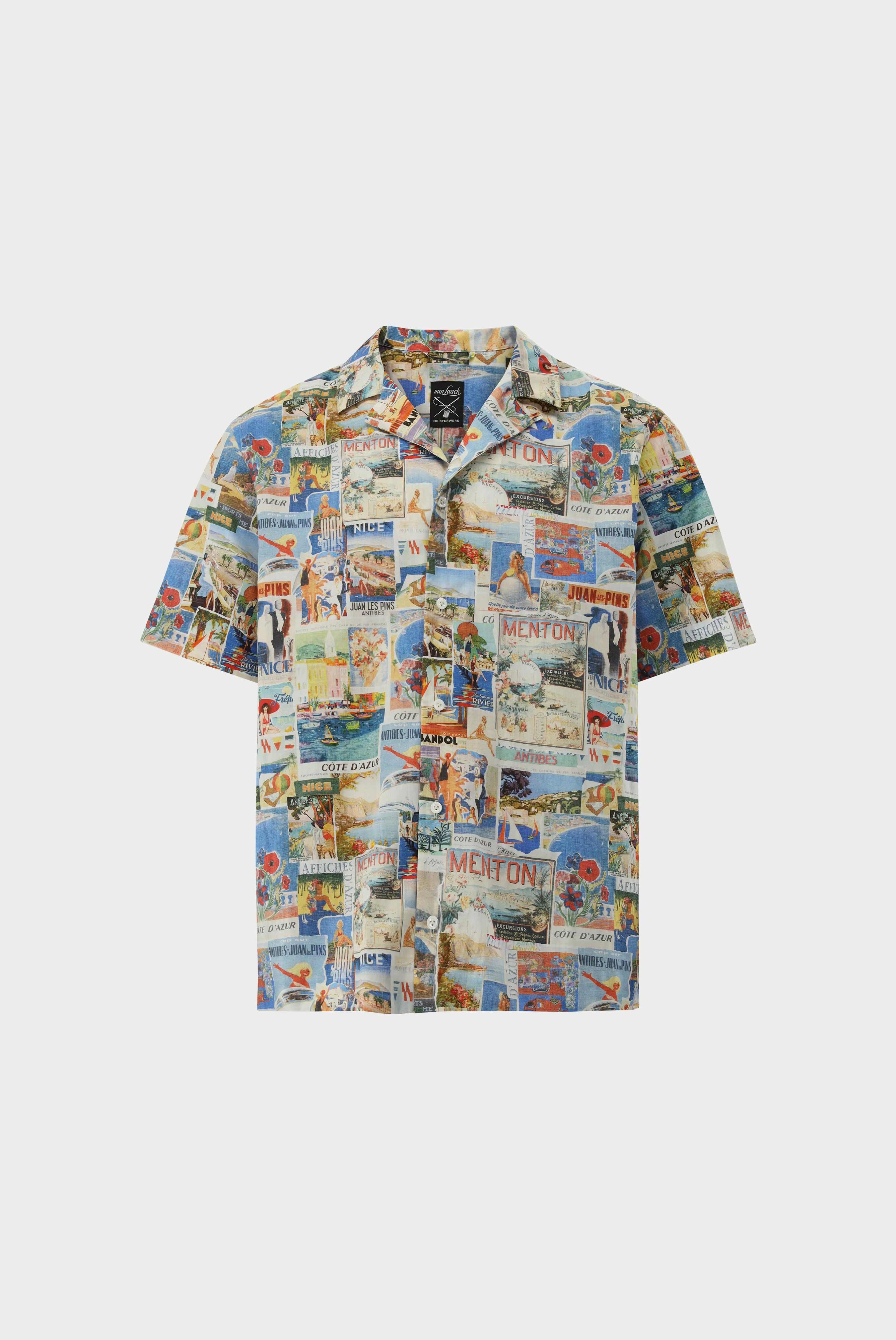 Casual Shirts+Printed Short Sleeve Shirt+20.2075.RD.170194.743.M