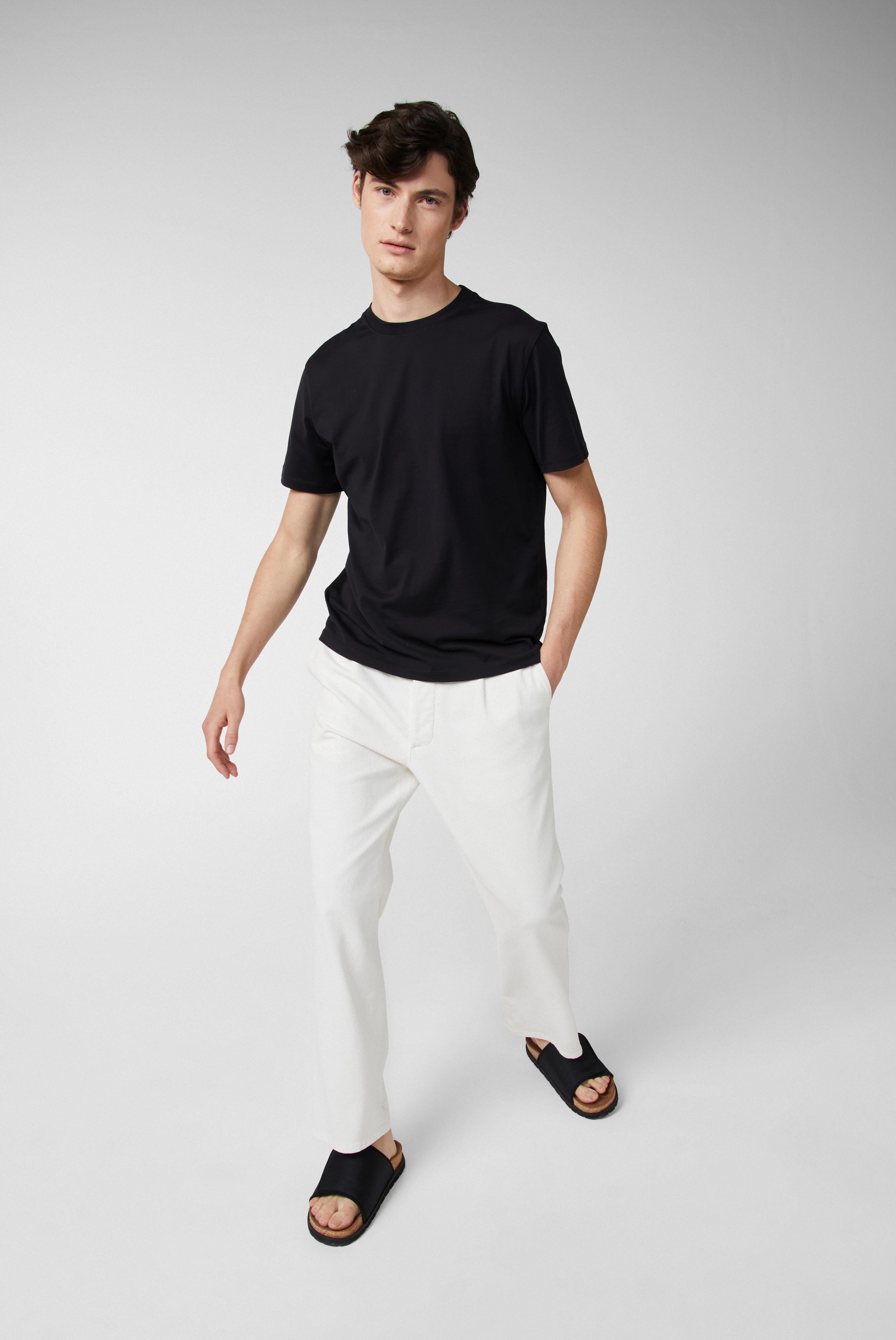 T-Shirts+Relaxed Fit Crew Neck Jersey T-Shirt+20.1660..Z20044.099.M