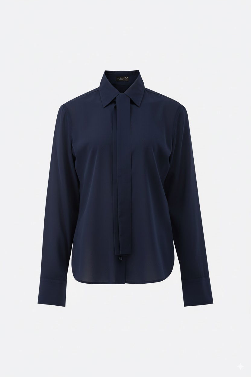 Hemdbluse aus Seide günstig online kaufen