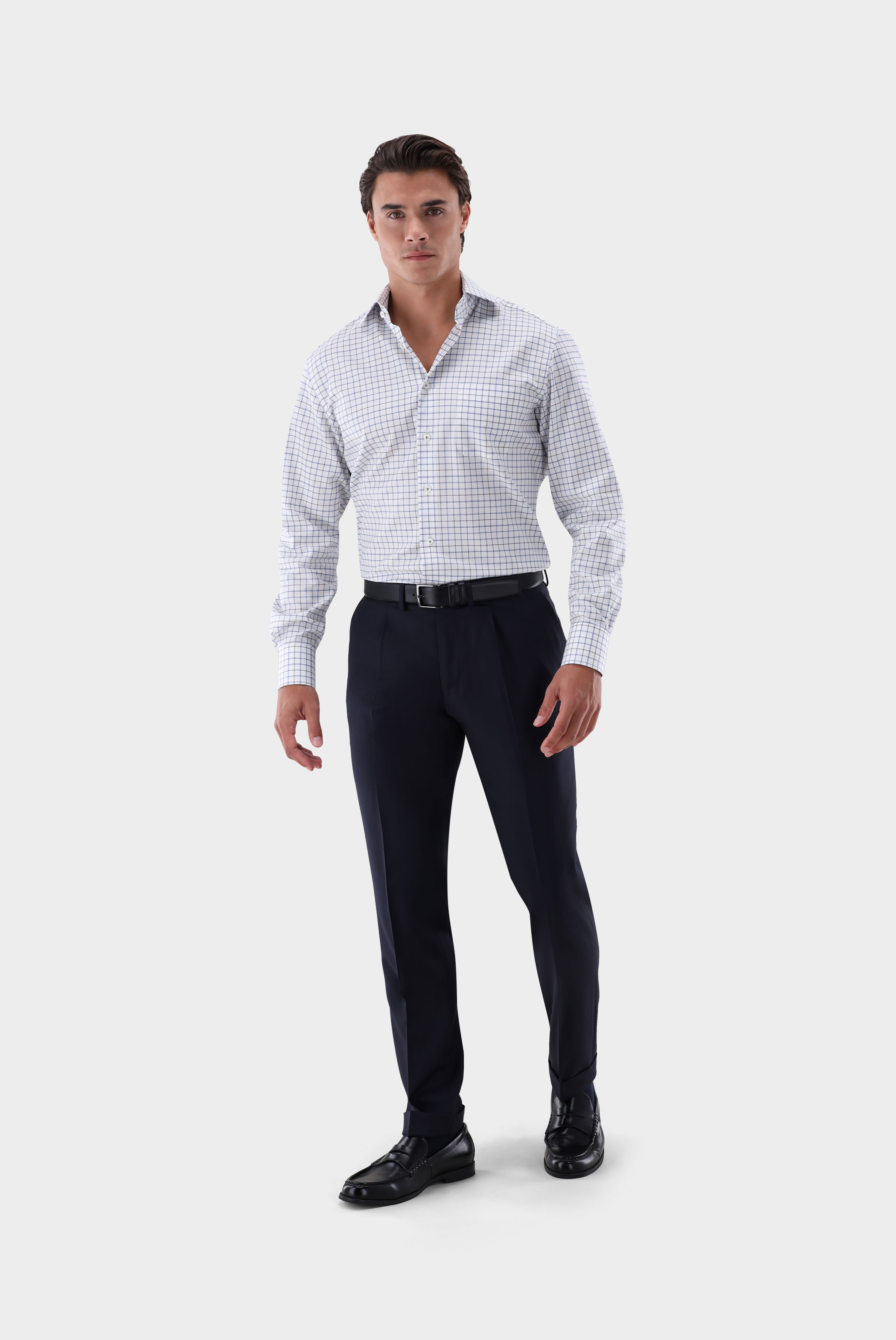Businesshemd Kariert Comfort Fit günstig online kaufen