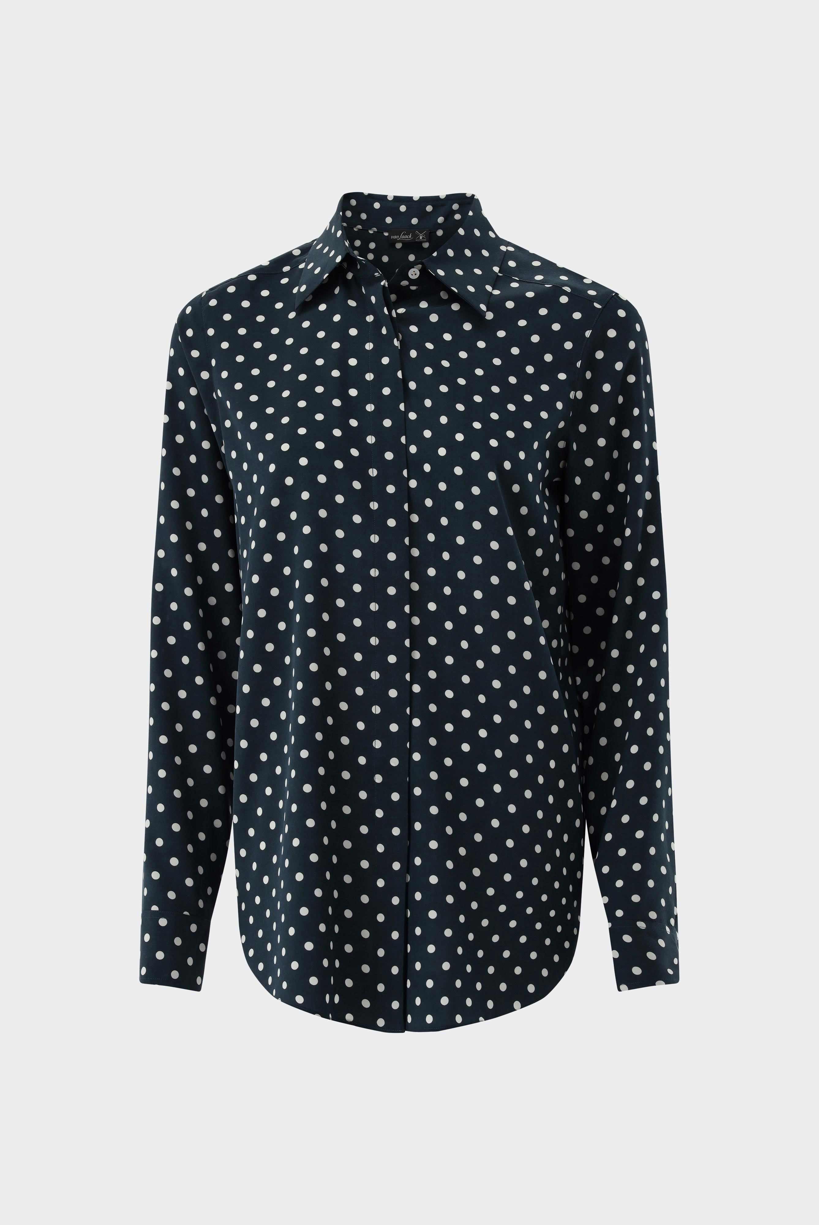 Casual Blouses+Shirt Blouse with Dot Print+05.527O.74.Z20092.780.34