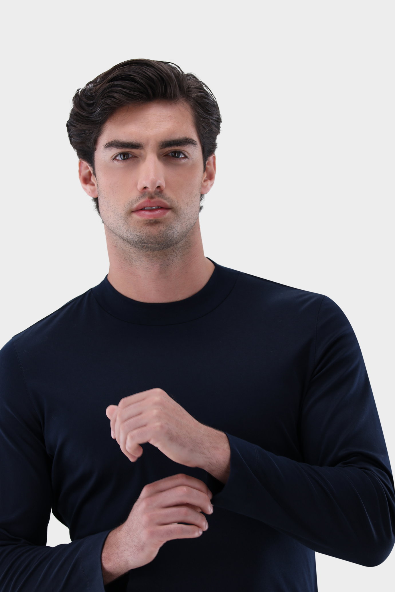 Stand-up collar shirt