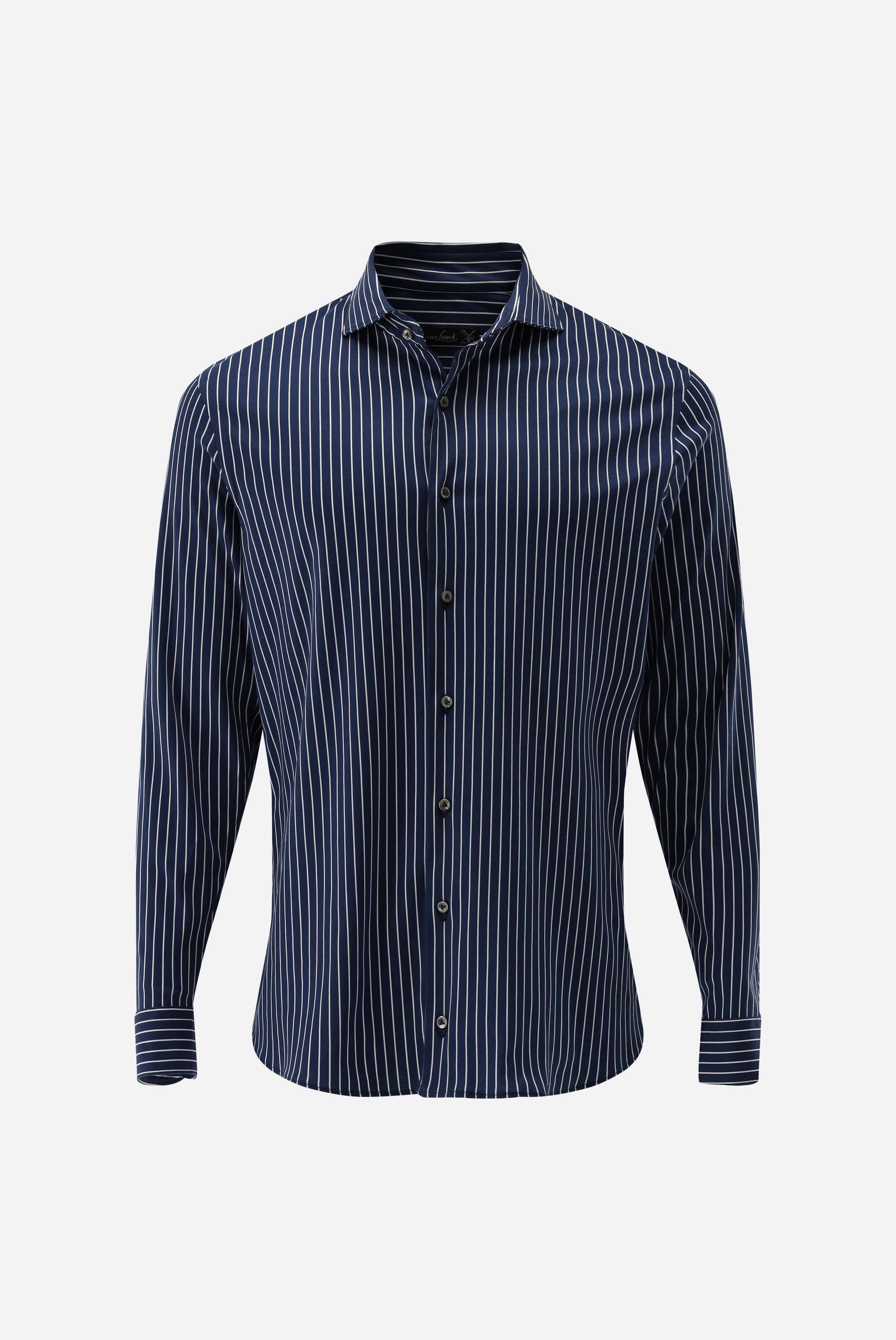Jersey shirt with pinstripes tailor fit